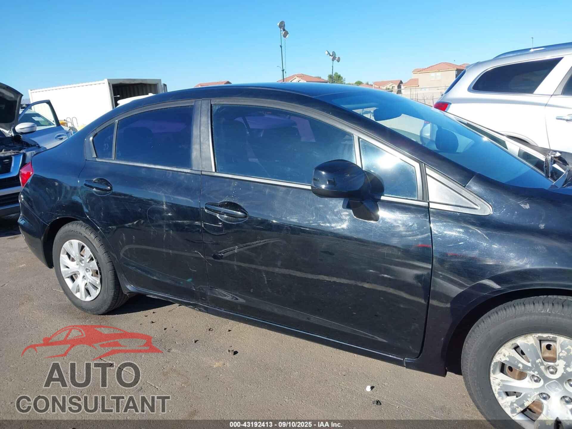 HONDA CIVIC 2012 - 19XFB2F54CE108636