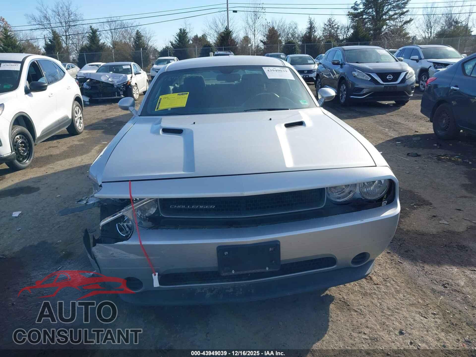 DODGE CHALLENGER 2012 - 2C3CDYAG5CH181323