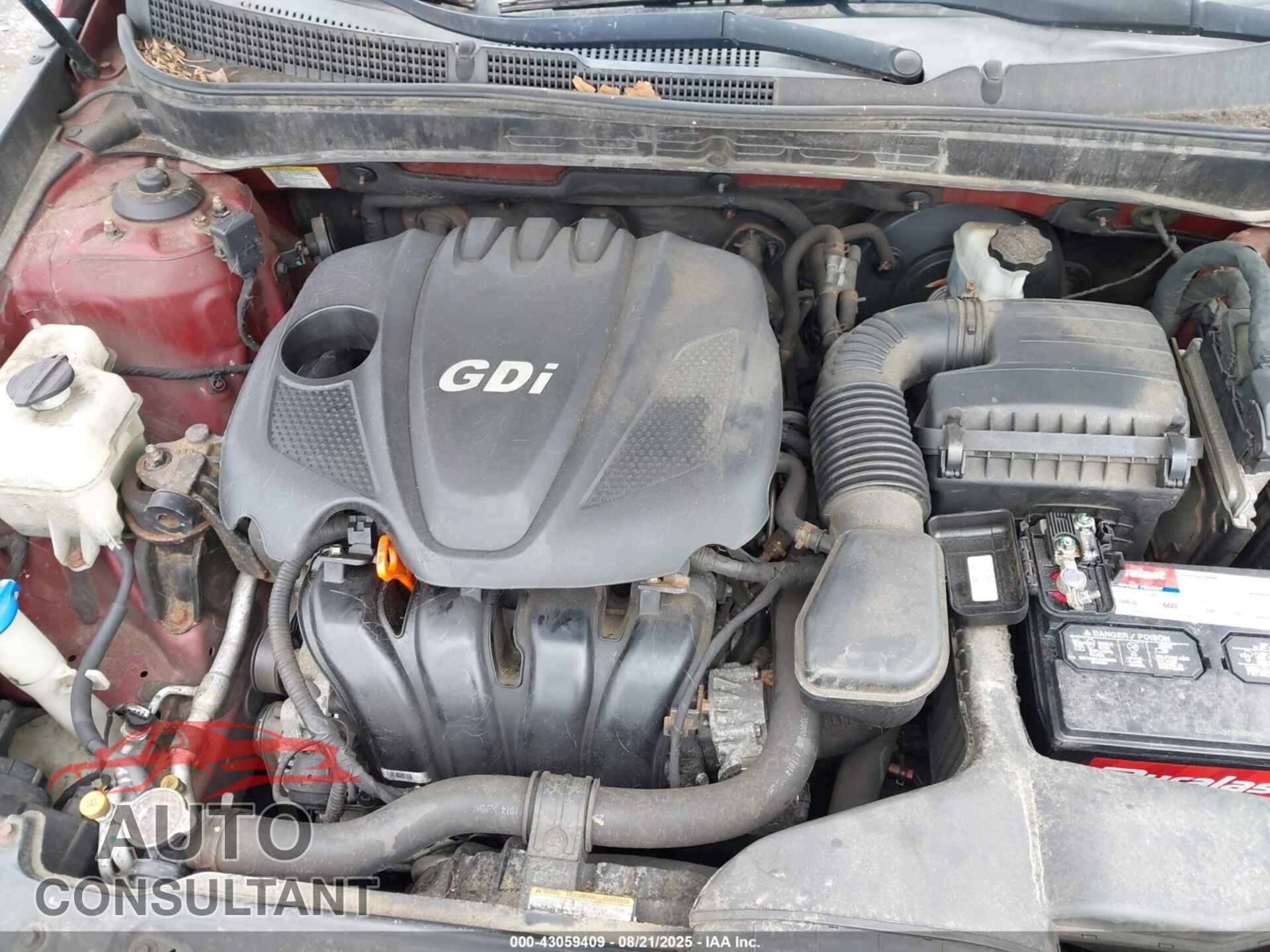HYUNDAI SONATA 2012 - 5NPEB4AC5CH429545