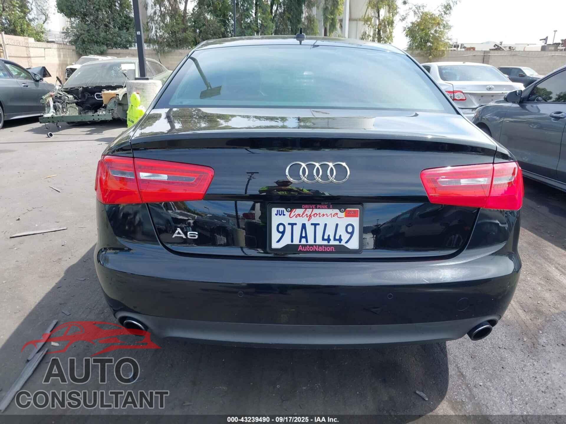 AUDI A6 2013 - WAUGFAFC5DN155105