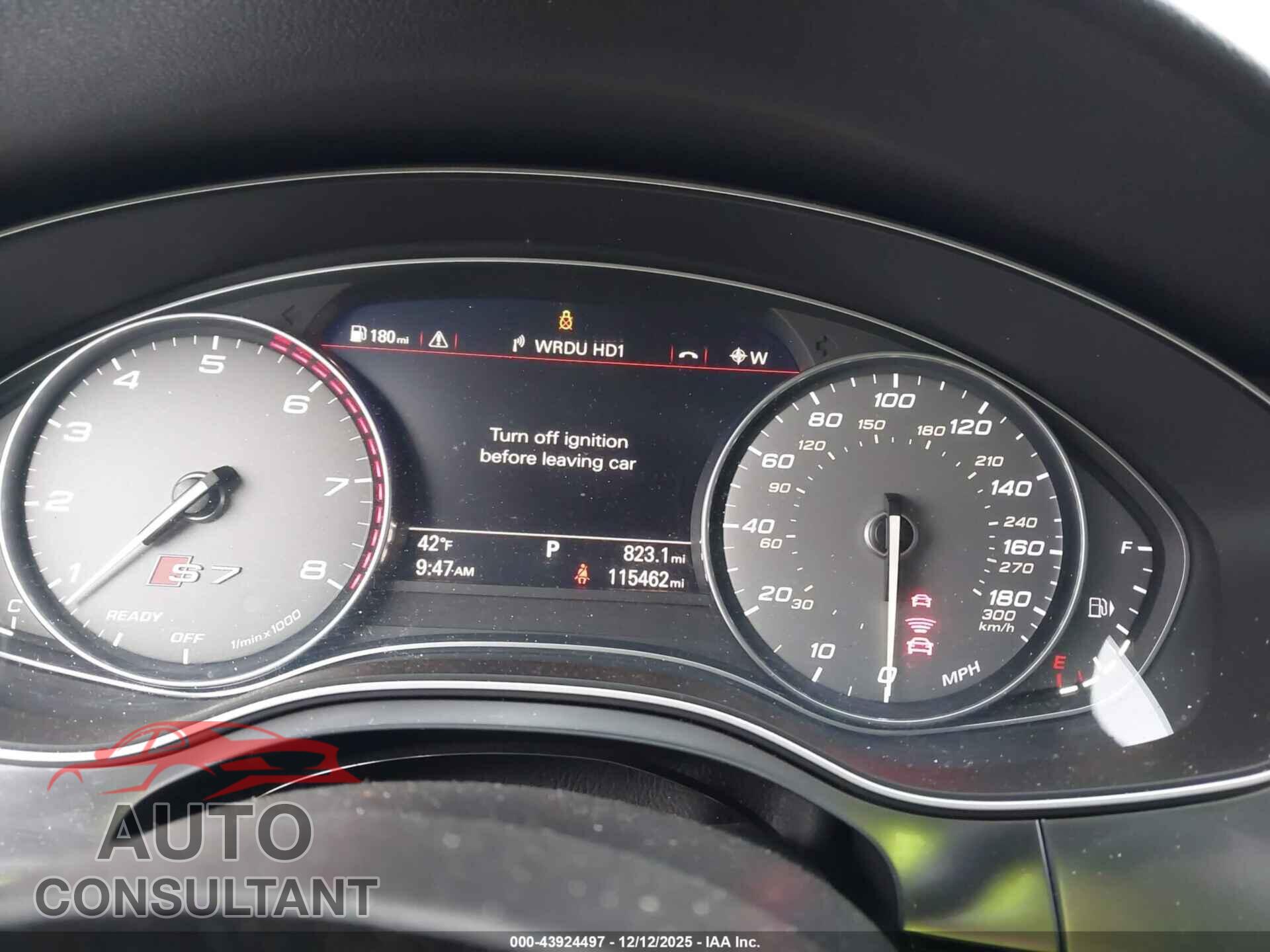 AUDI S7 2017 - WAU2FAFC5HN106910