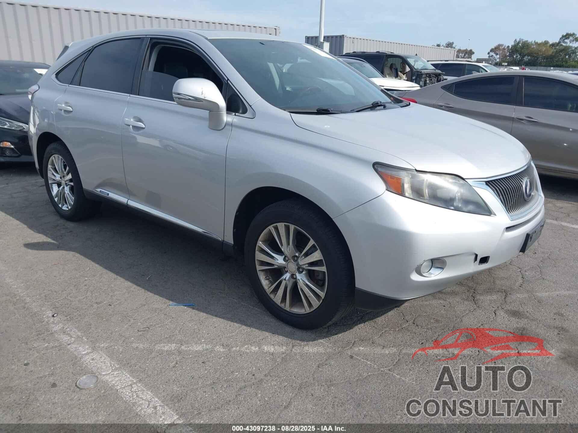 LEXUS RX 450H 2010 - JTJZB1BA2A2000629