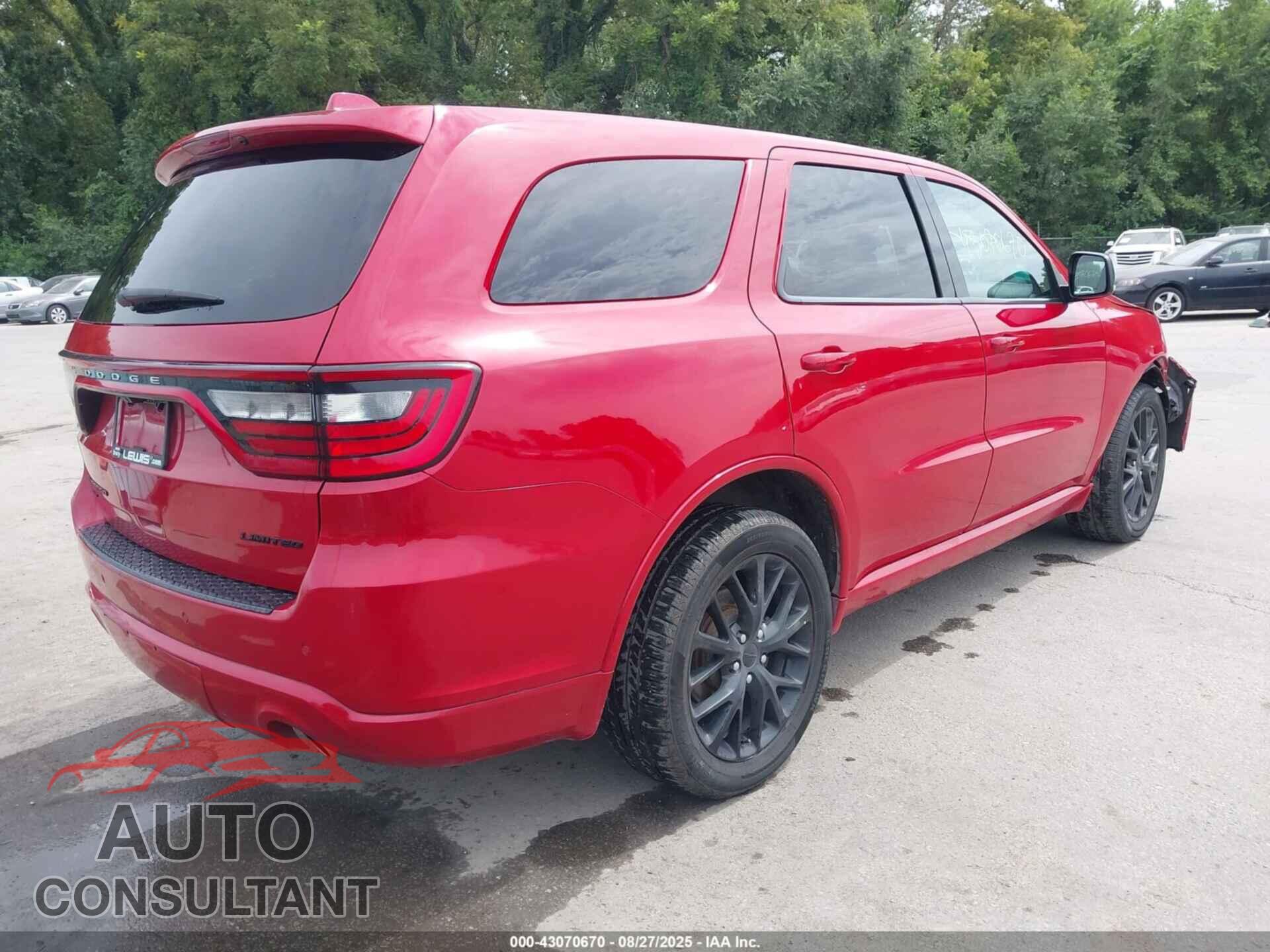 DODGE DURANGO 2016 - 1C4RDJDG2GC486442