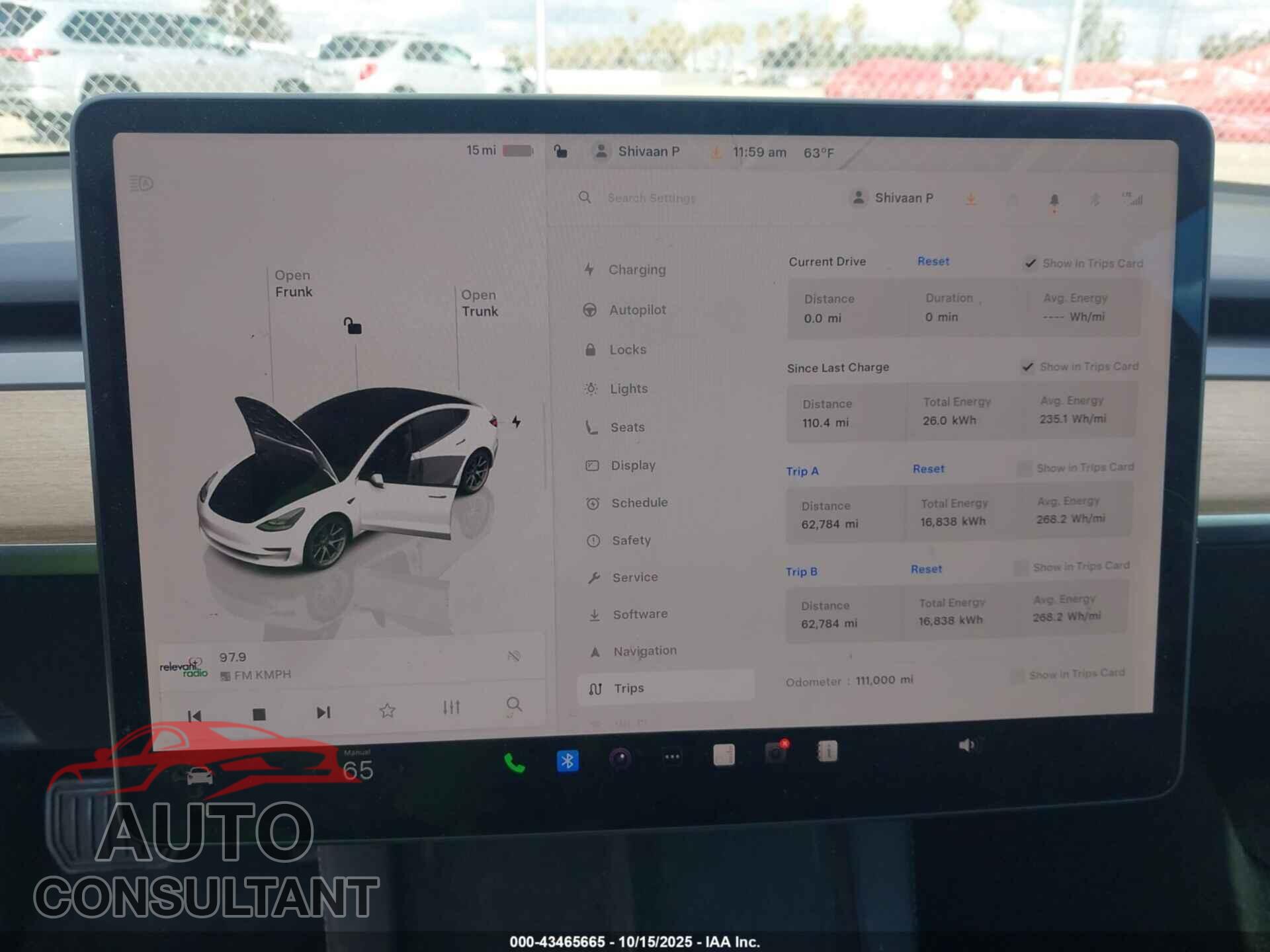 TESLA MODEL 3 2022 - 5YJ3E1EA4NF185216
