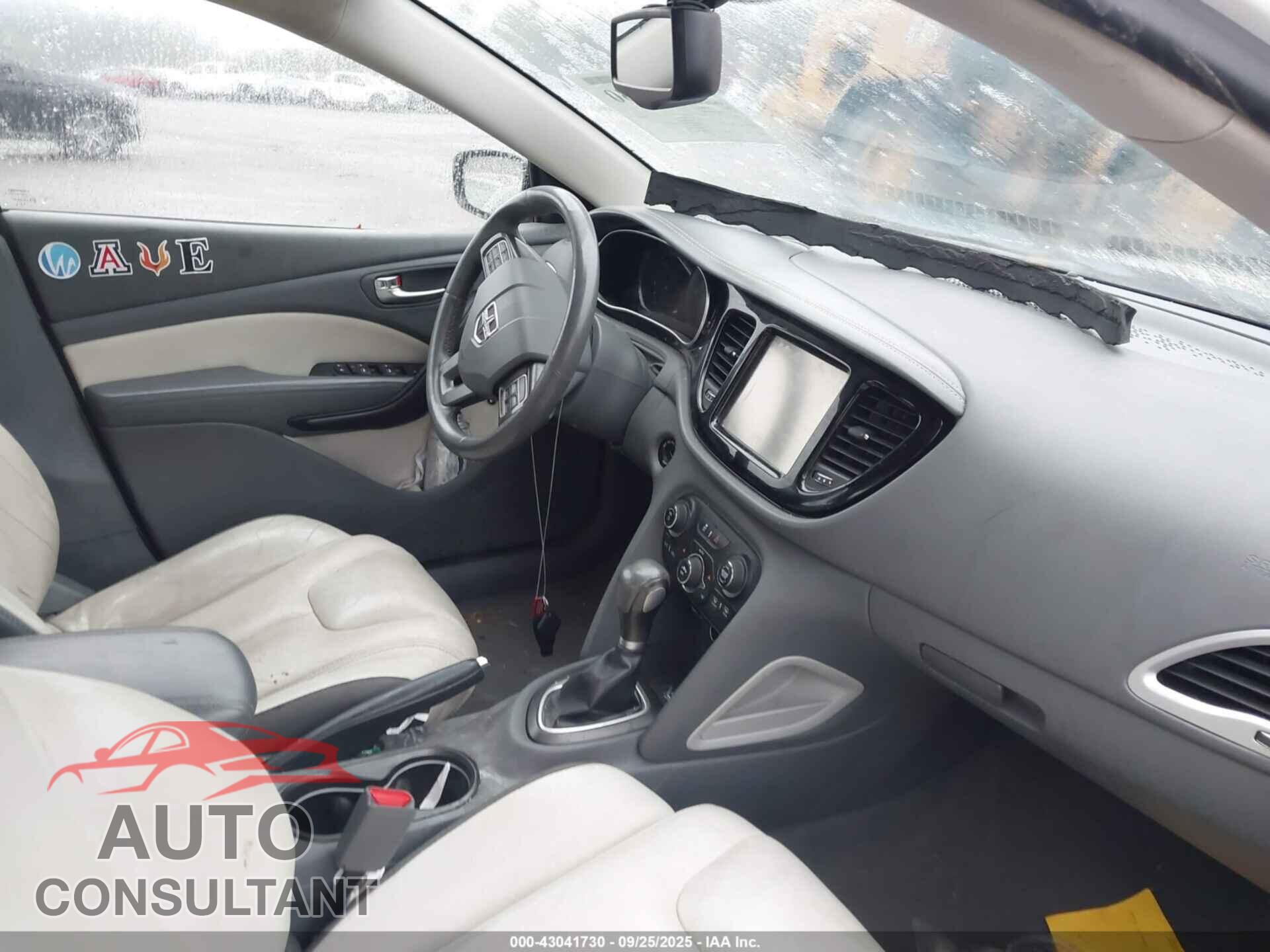 DODGE DART 2013 - 1C3CDFCA6DD346629