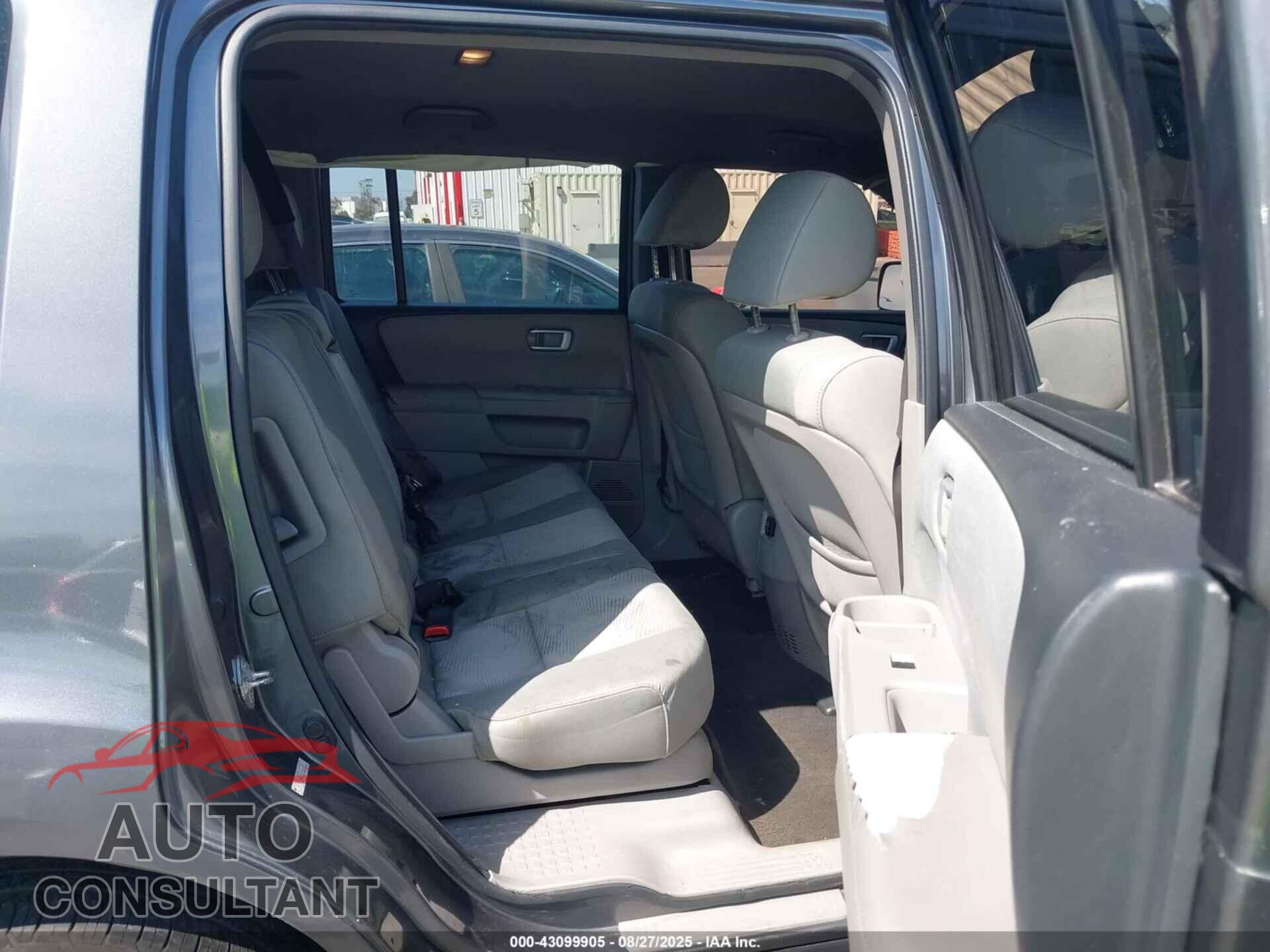 HONDA PILOT 2012 - 5FNYF3H23CB026431