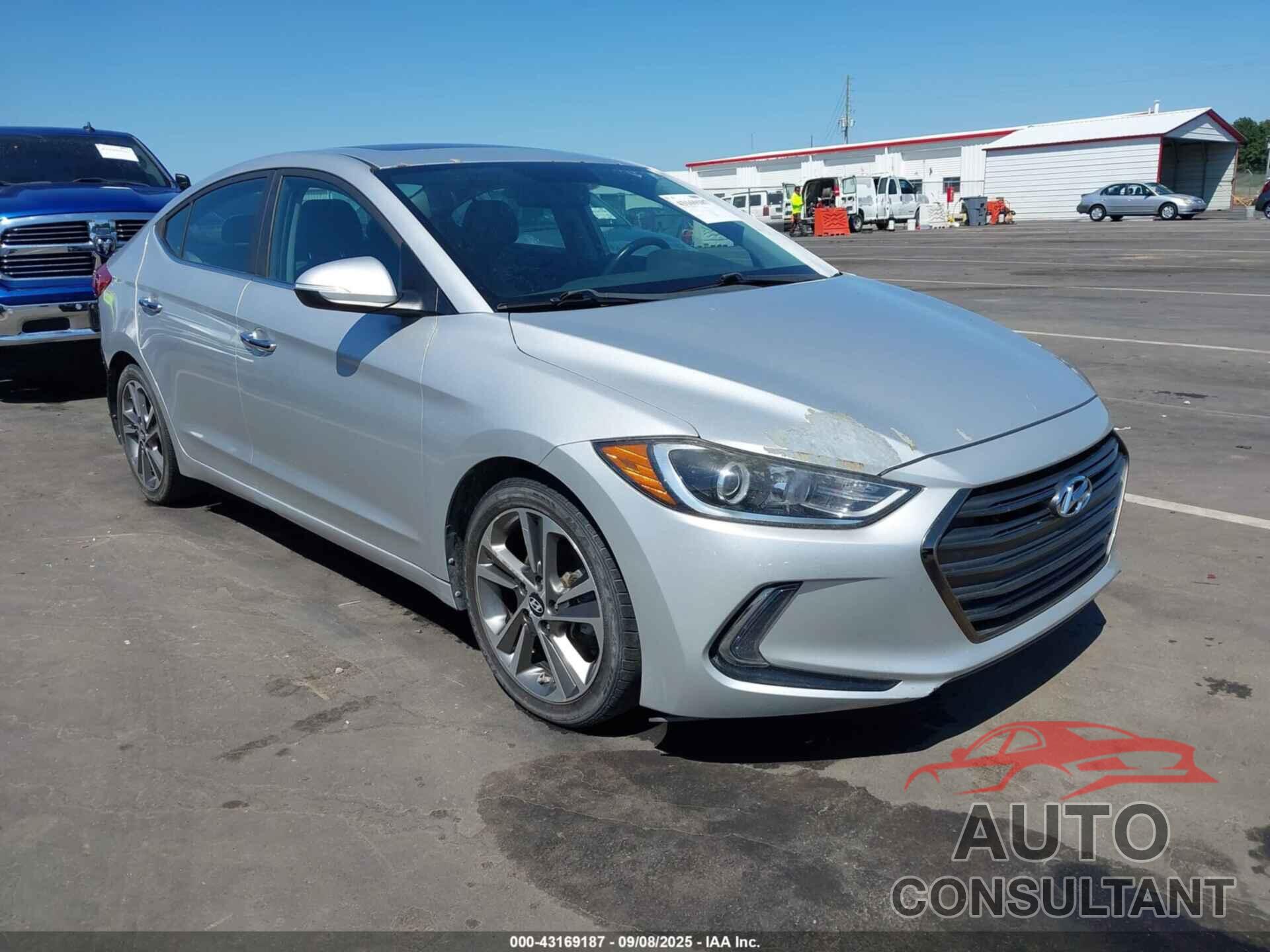 HYUNDAI ELANTRA 2017 - 5NPD84LF5HH053437