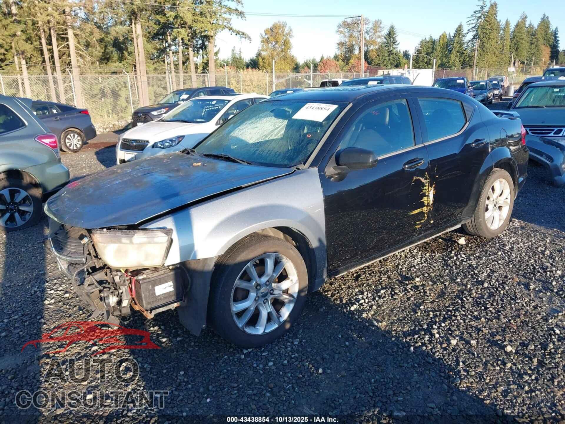 DODGE AVENGER 2013 - 1C3CDZBG9DN604871