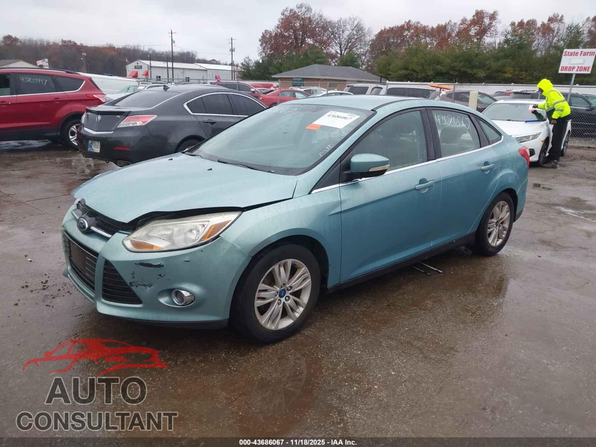 FORD FOCUS 2012 - 1FAHP3H2XCL174687