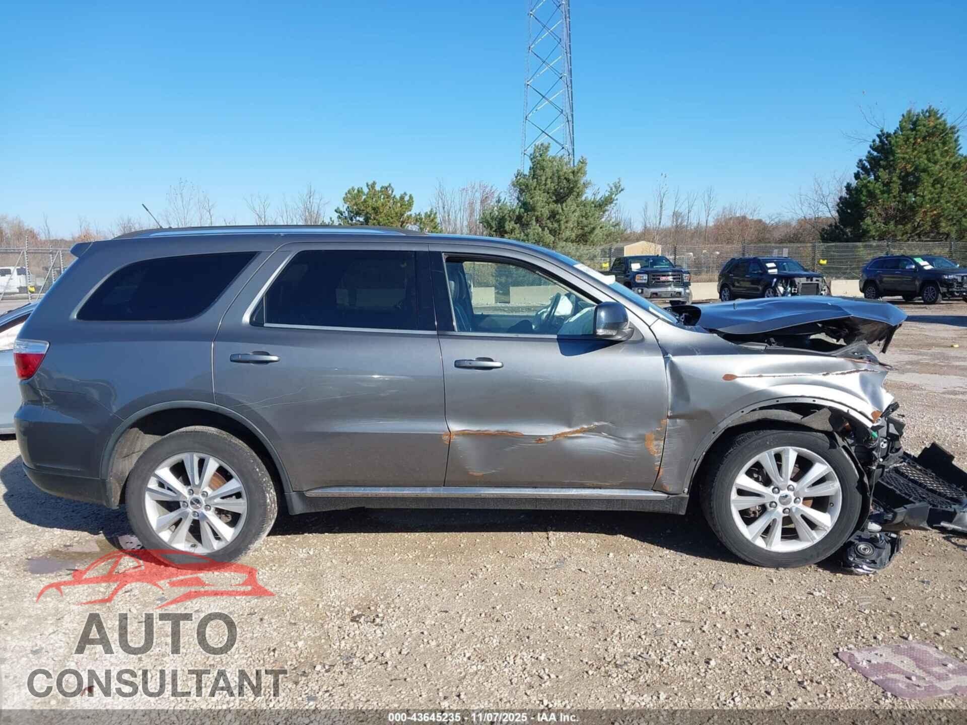 DODGE DURANGO 2012 - 1C4RDJDG5CC108366