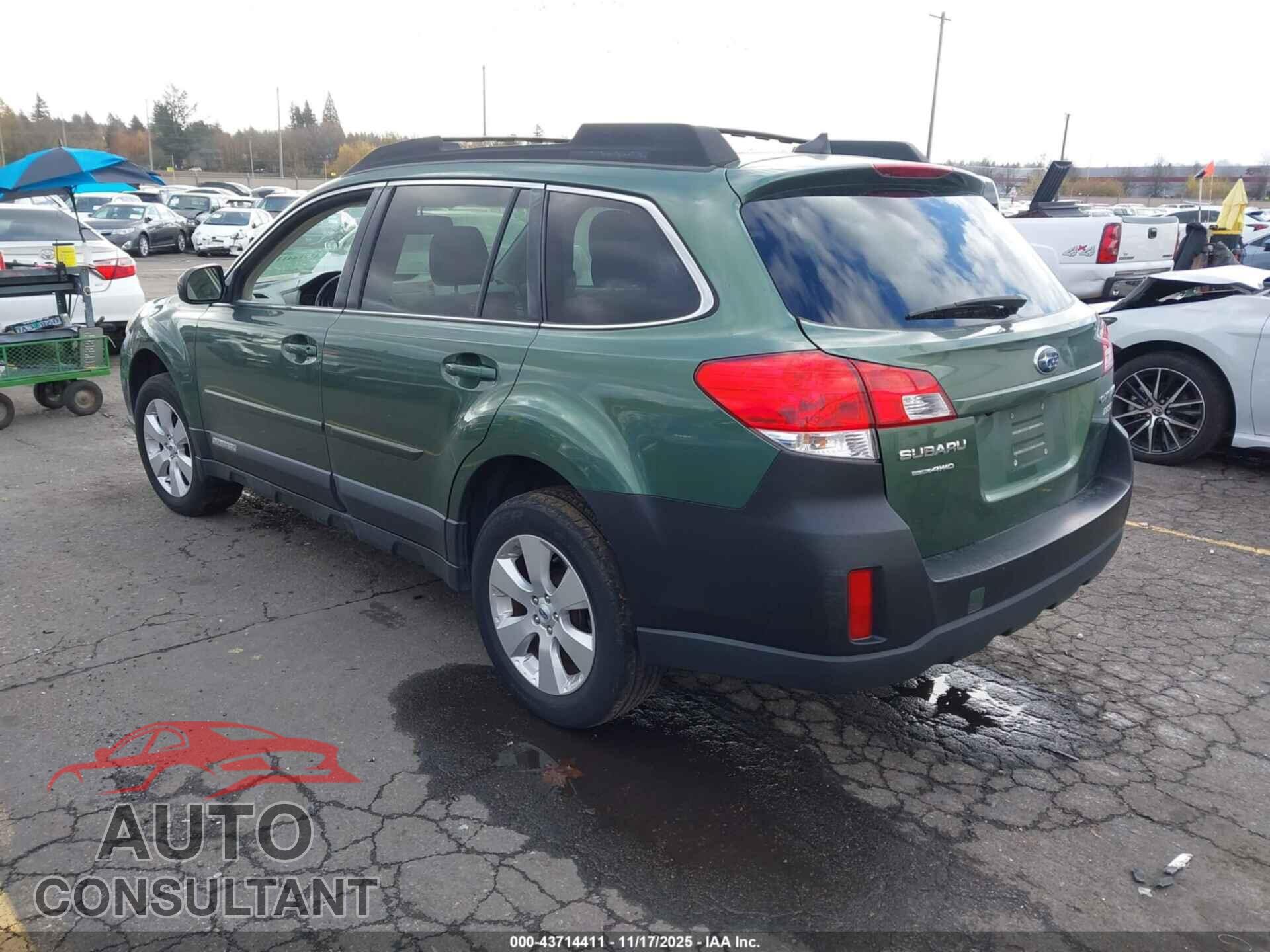 SUBARU OUTBACK 2011 - 4S4BRBKC8B3430700