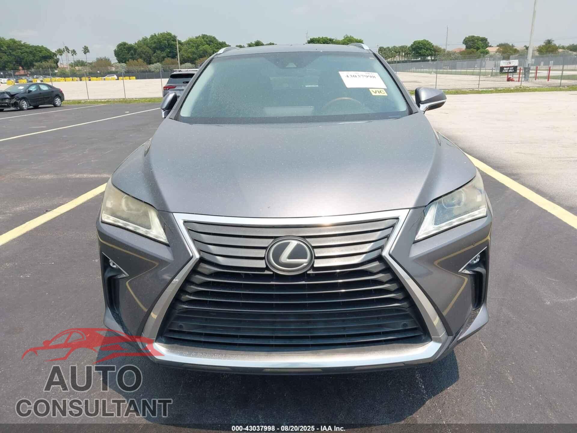 LEXUS RX 350 2017 - 2T2ZZMCAXHC048708