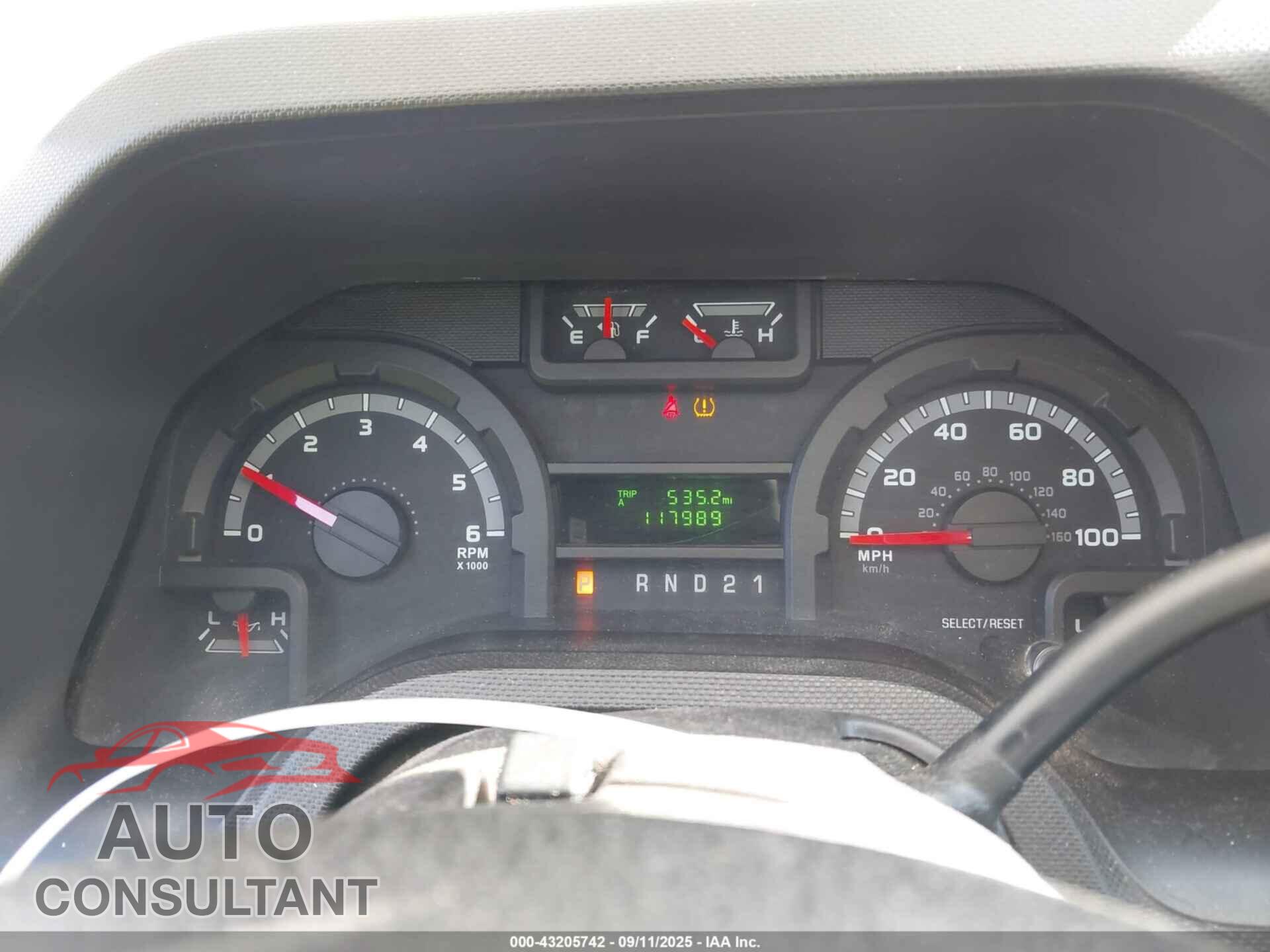 FORD E-150 2009 - 1FTNE14W69DA76498