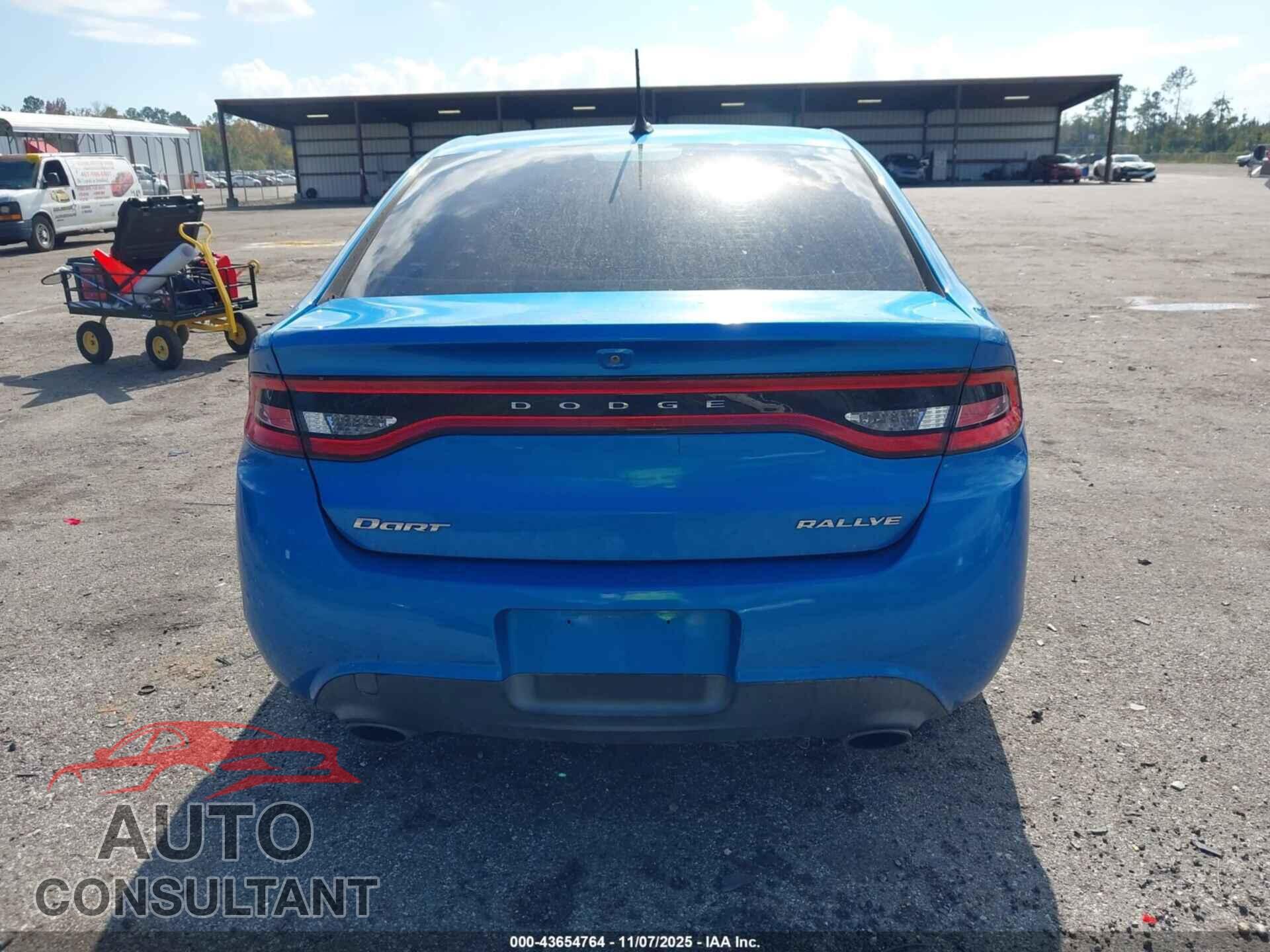 DODGE DART 2015 - 1C3CDFBB6FD353139