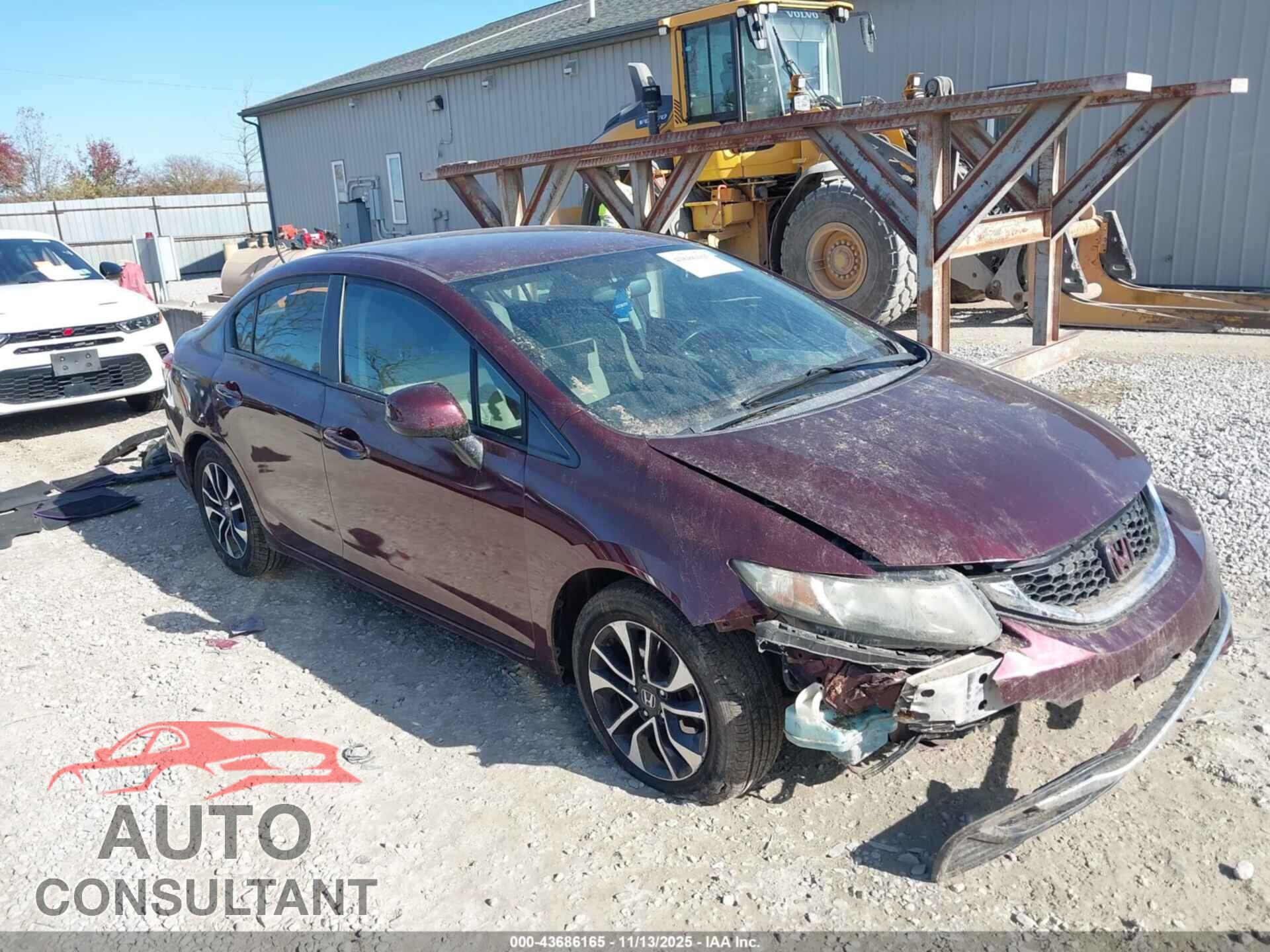 HONDA CIVIC 2013 - 2HGFB2F50DH600930