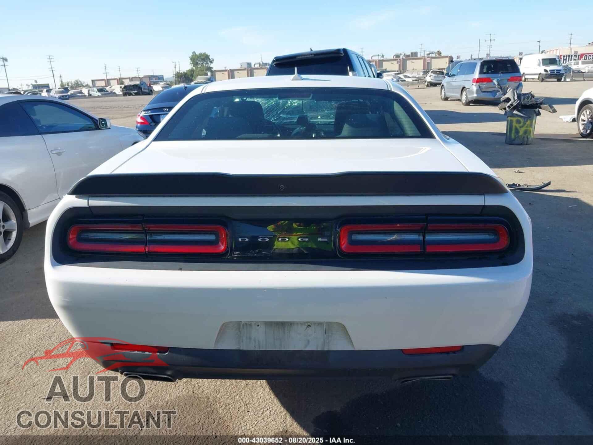 DODGE CHALLENGER 2016 - 2C3CDZAGXGH336332