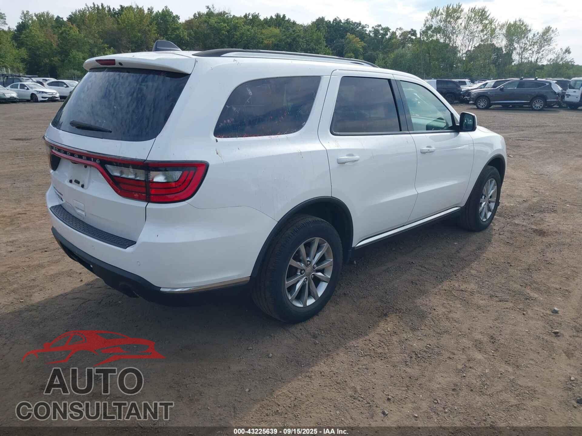 DODGE DURANGO 2017 - 1C4RDJAG5HC839407