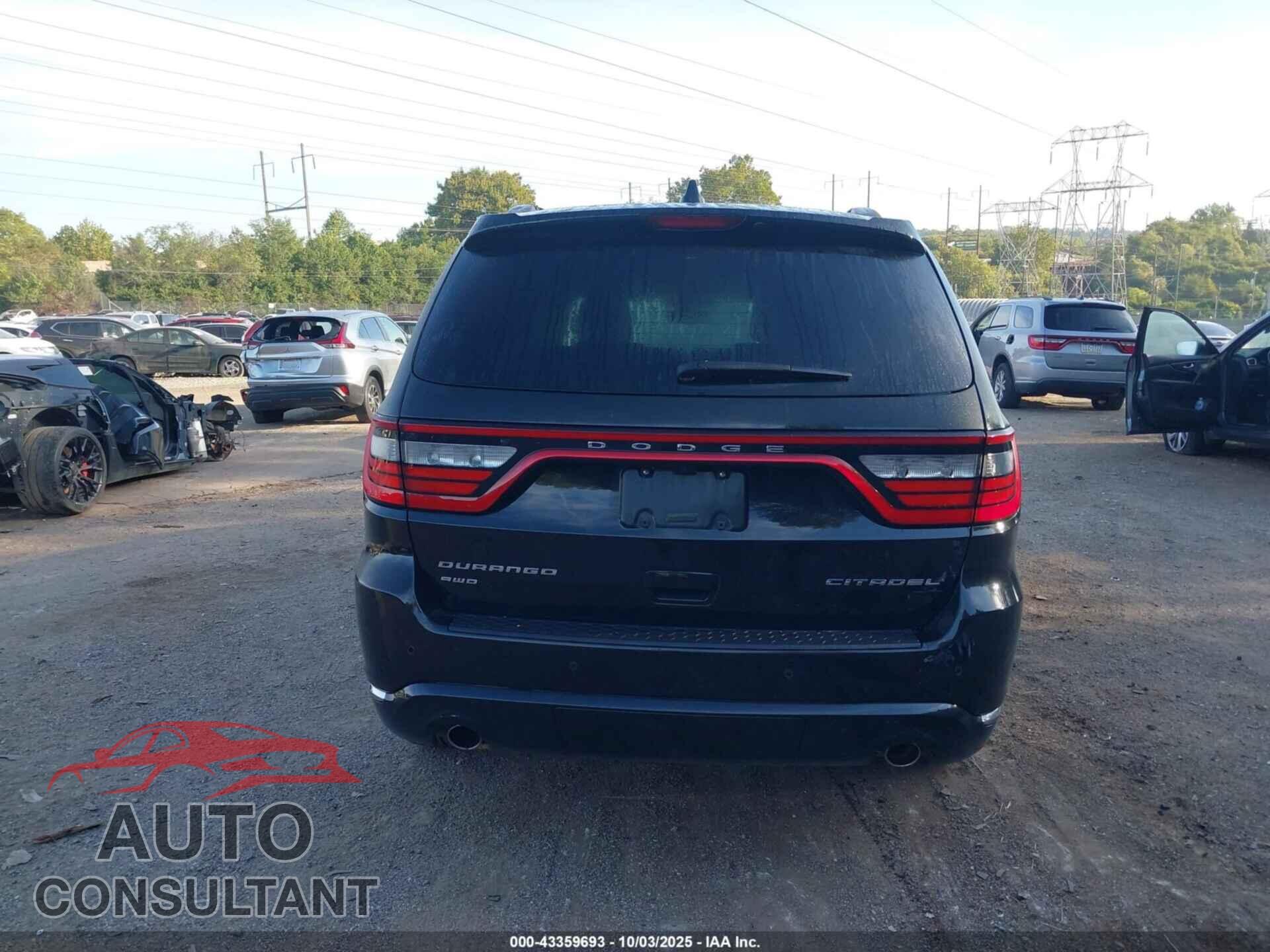 DODGE DURANGO 2017 - 1C4RDJEG1HC677429