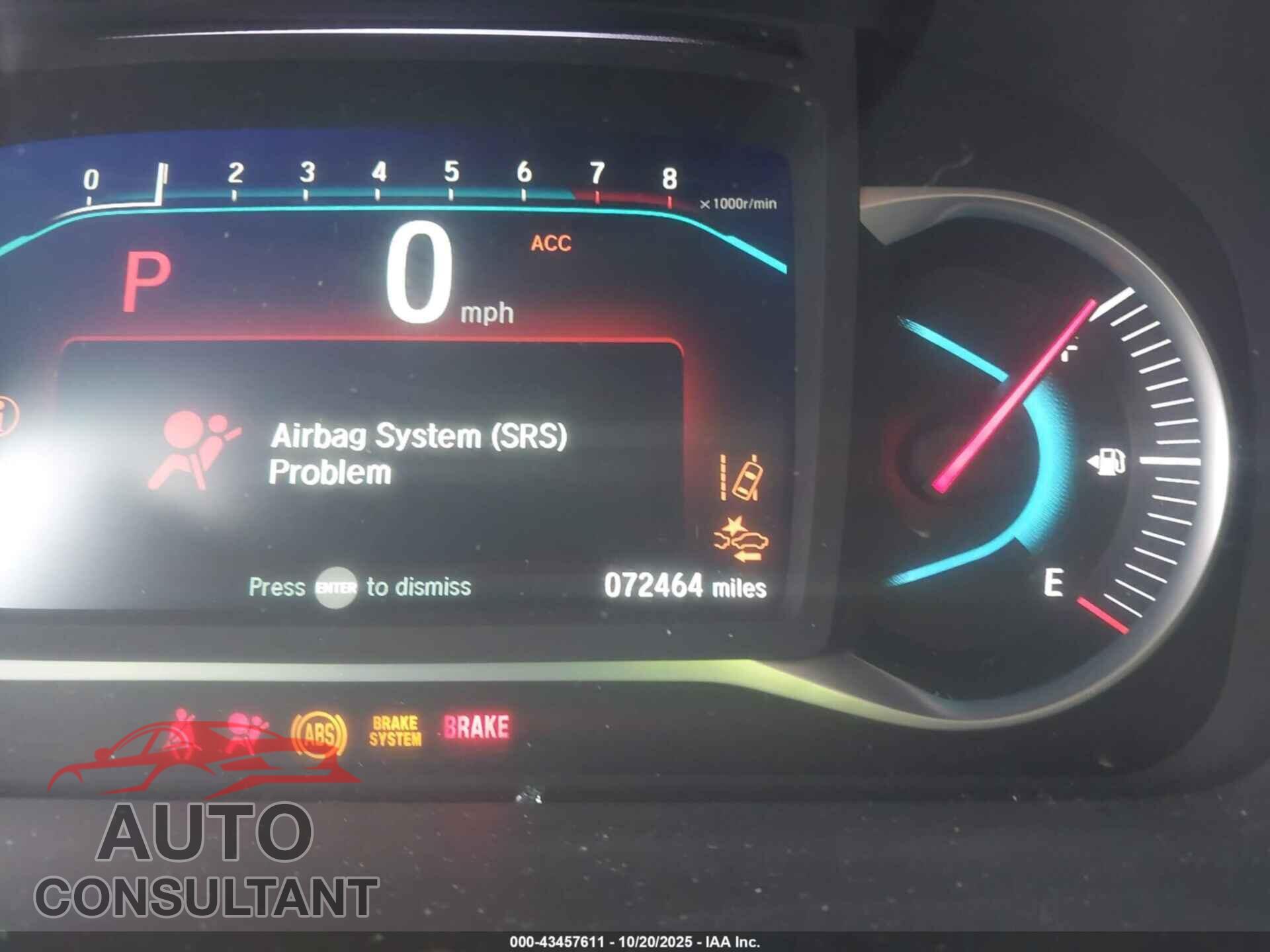 HONDA PILOT 2019 - 5FNYF6H19KB064723