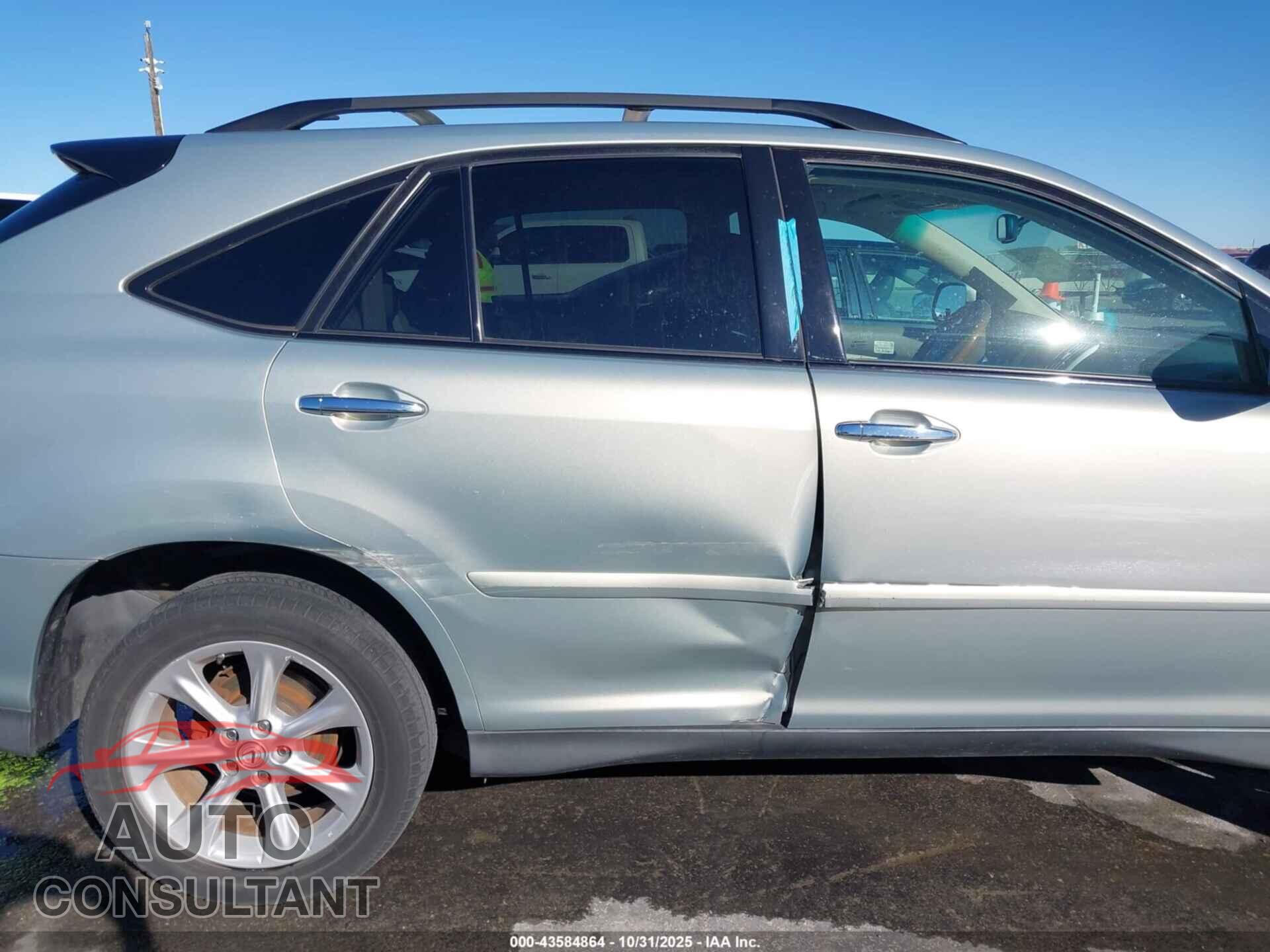 LEXUS RX 350 2009 - 2T2GK31U99C077721