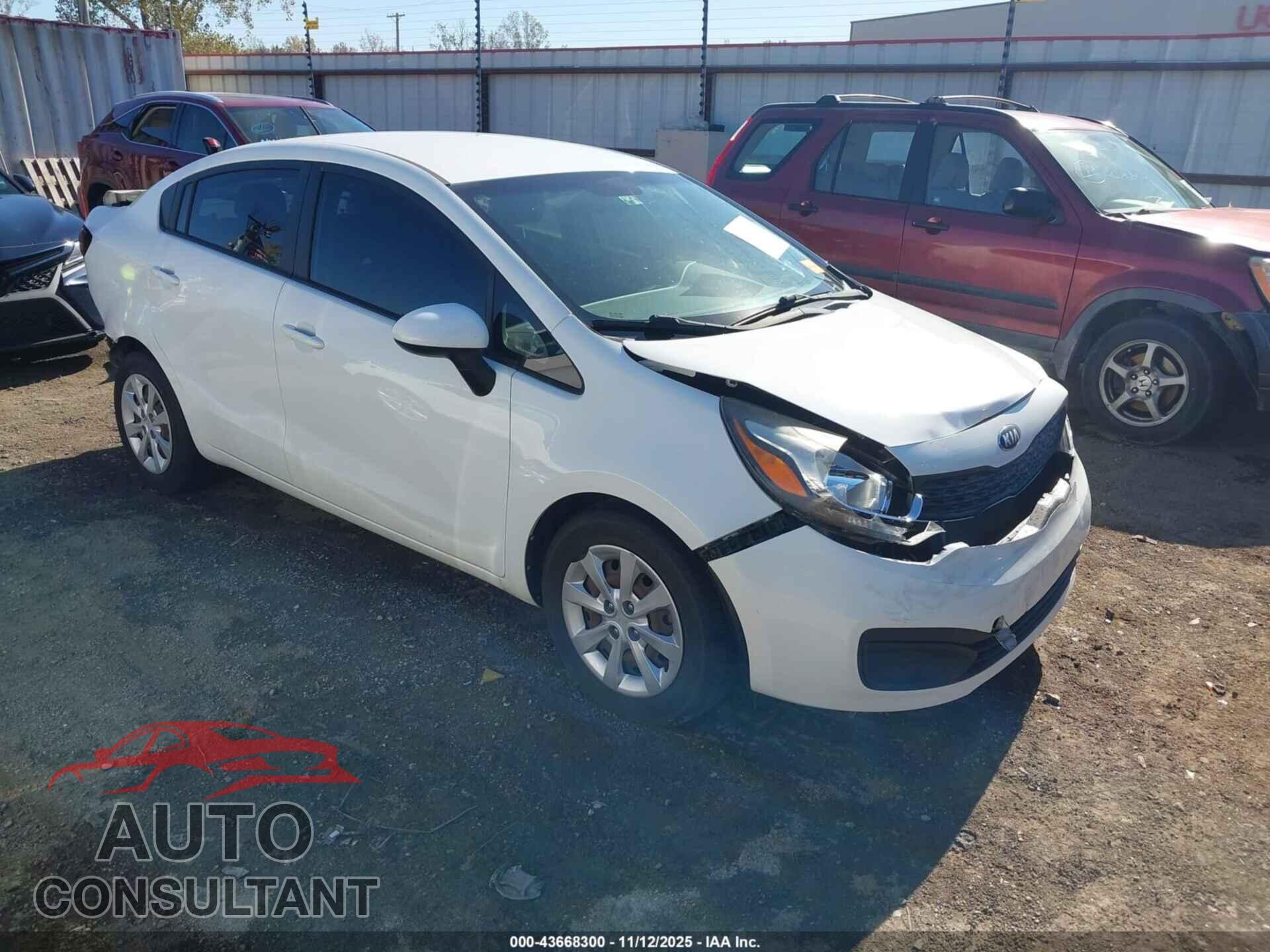 KIA RIO 2013 - KNADM4A33D6284584