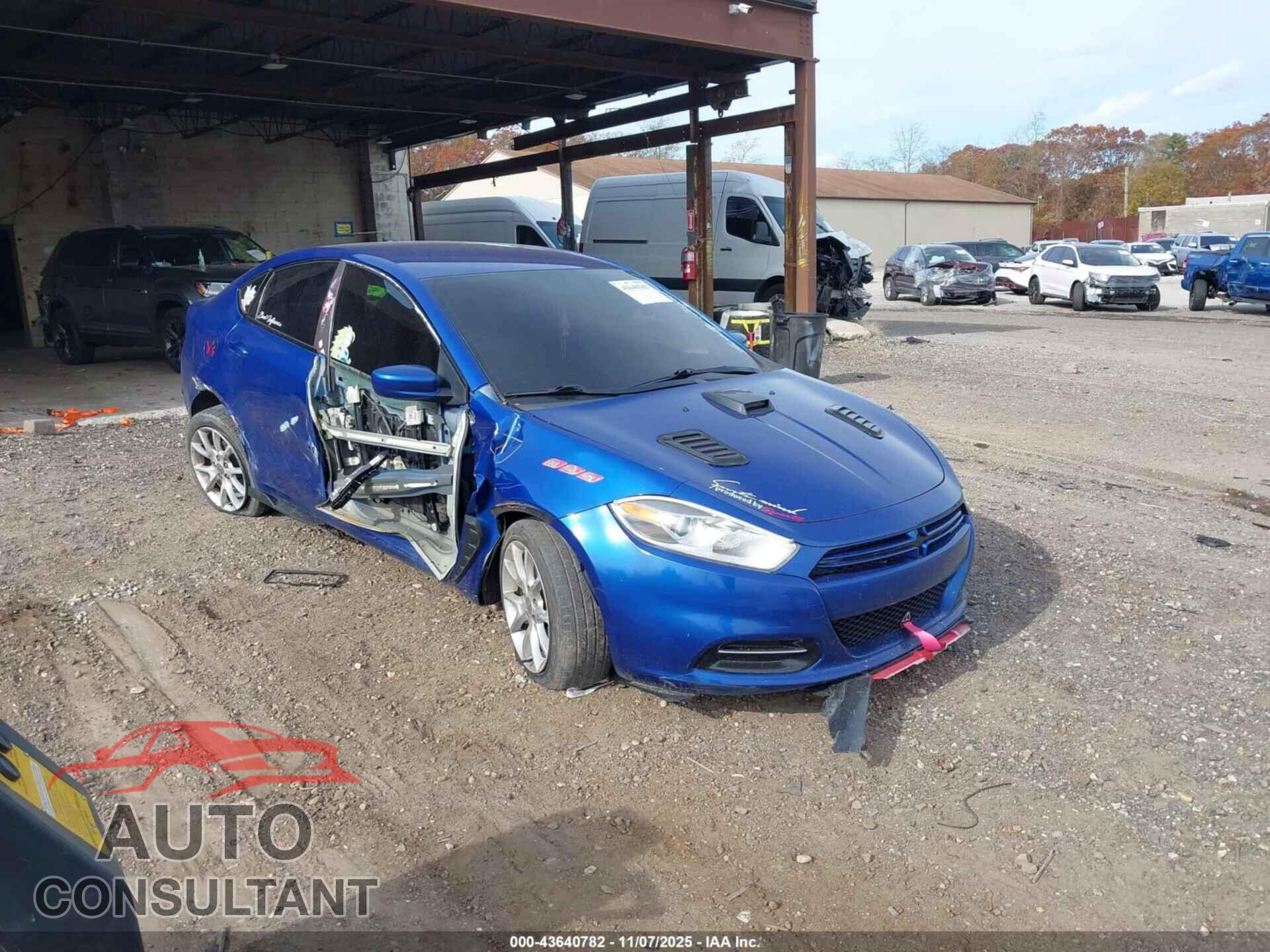 DODGE DART 2013 - 1C3CDFBA1DD139924