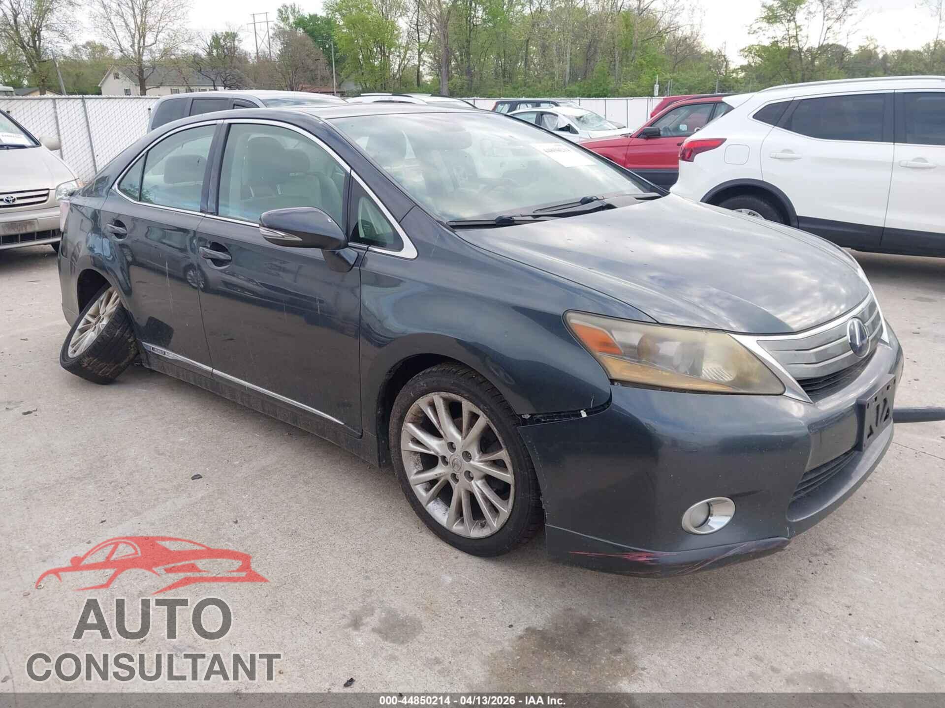 LEXUS HS 250H 2010 - JTHBB1BA5A2015516