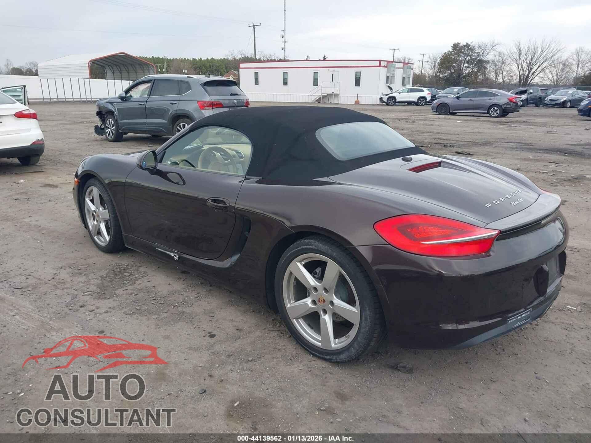 PORSCHE BOXSTER 2014 - WP0CA2A89ES121387