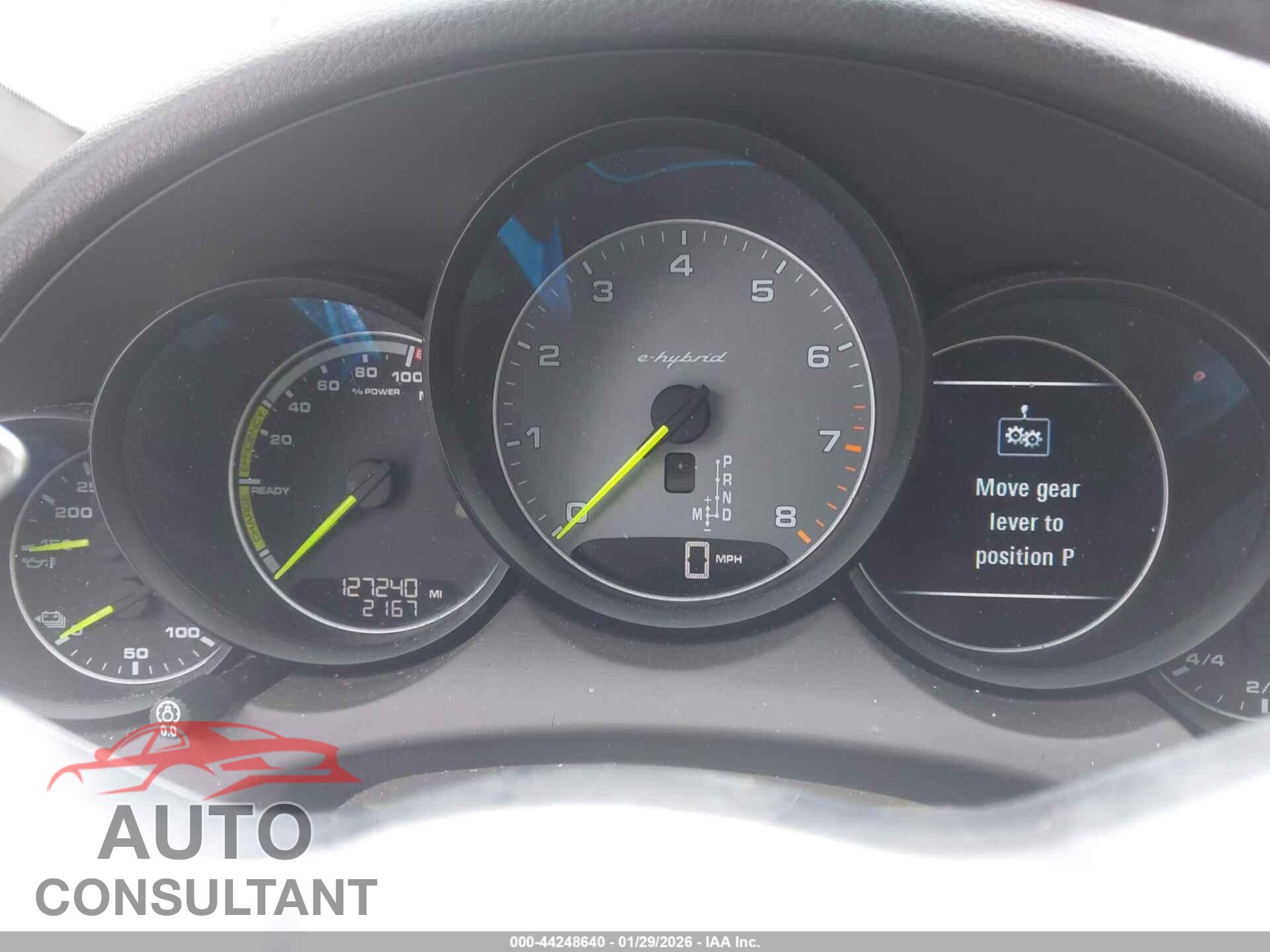 PORSCHE CAYENNE E-HYBRID 2016 - WP1AE2A22GLA63769