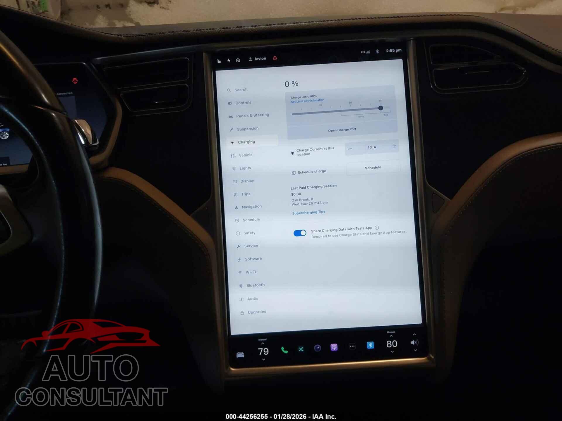 TESLA MODEL S 2013 - 5YJSA1CN2DFP04064