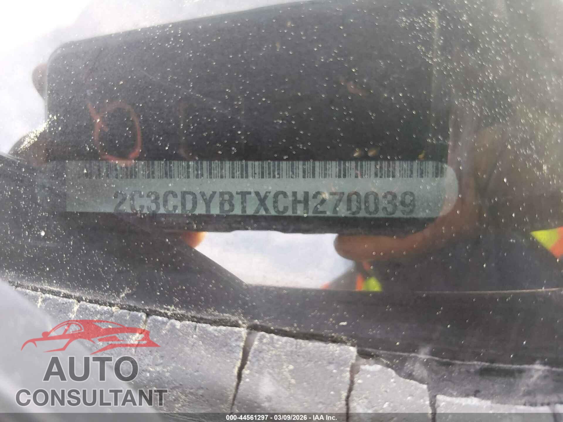 DODGE CHALLENGER 2012 - 2C3CDYBTXCH270039