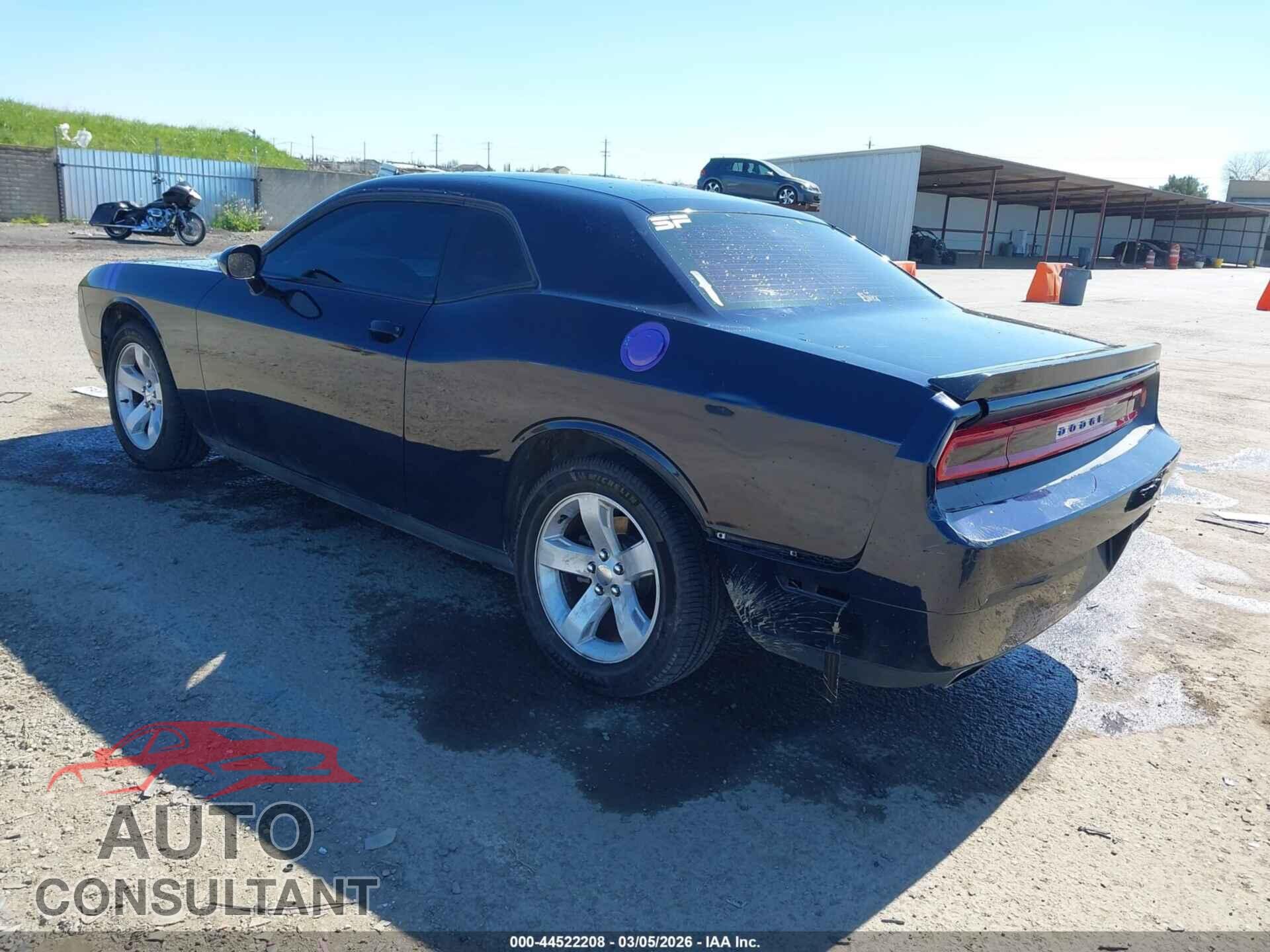 DODGE CHALLENGER 2012 - 2C3CDYAG9CH293753