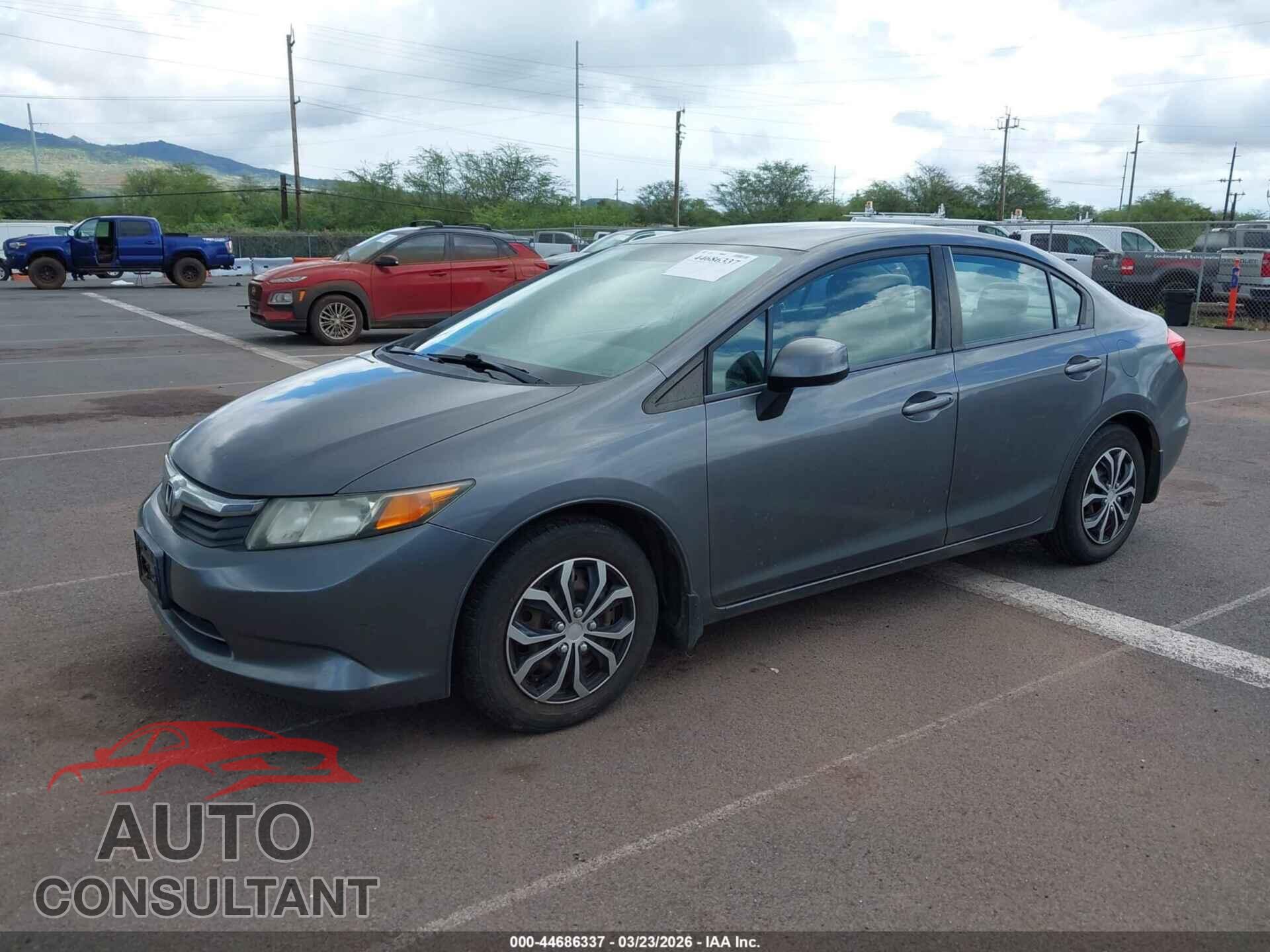 HONDA CIVIC 2012 - 2HGFB2F5XCH540329