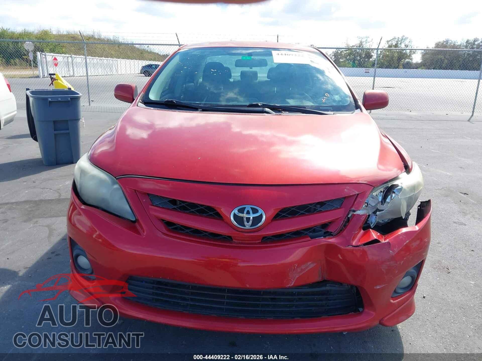 TOYOTA COROLLA 2013 - 5YFBU4EE5DP185537