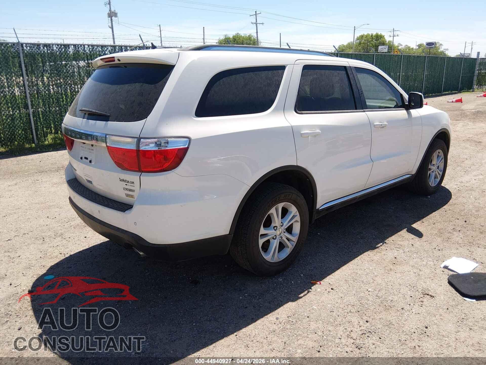 DODGE DURANGO 2012 - 1C4RDHDG4CC275505
