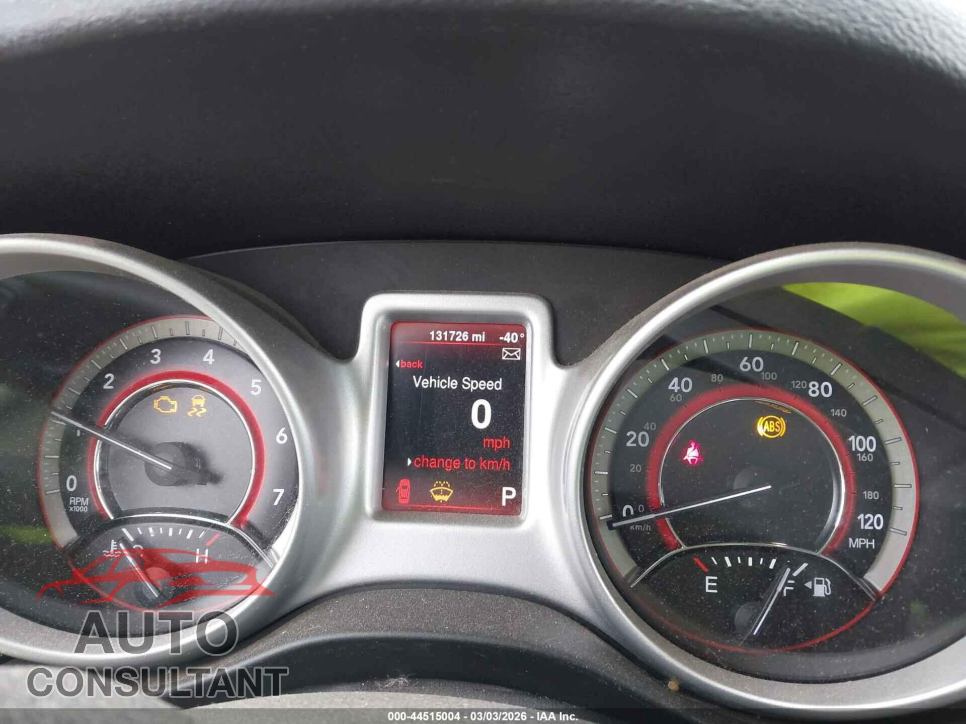 DODGE JOURNEY 2014 - 3C4PDCBG3ET105687