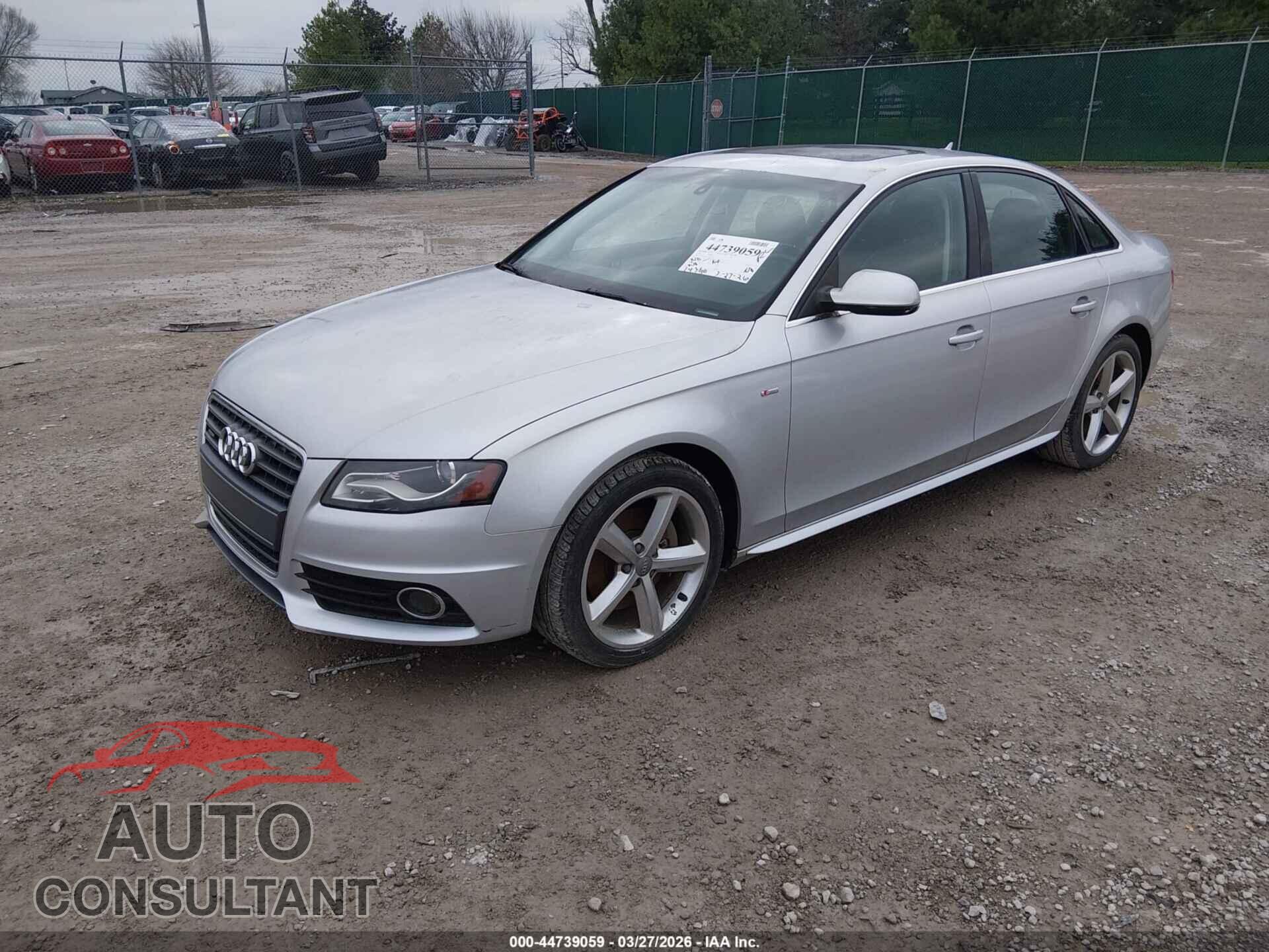 AUDI A4 2012 - WAUFFAFL7CA048753