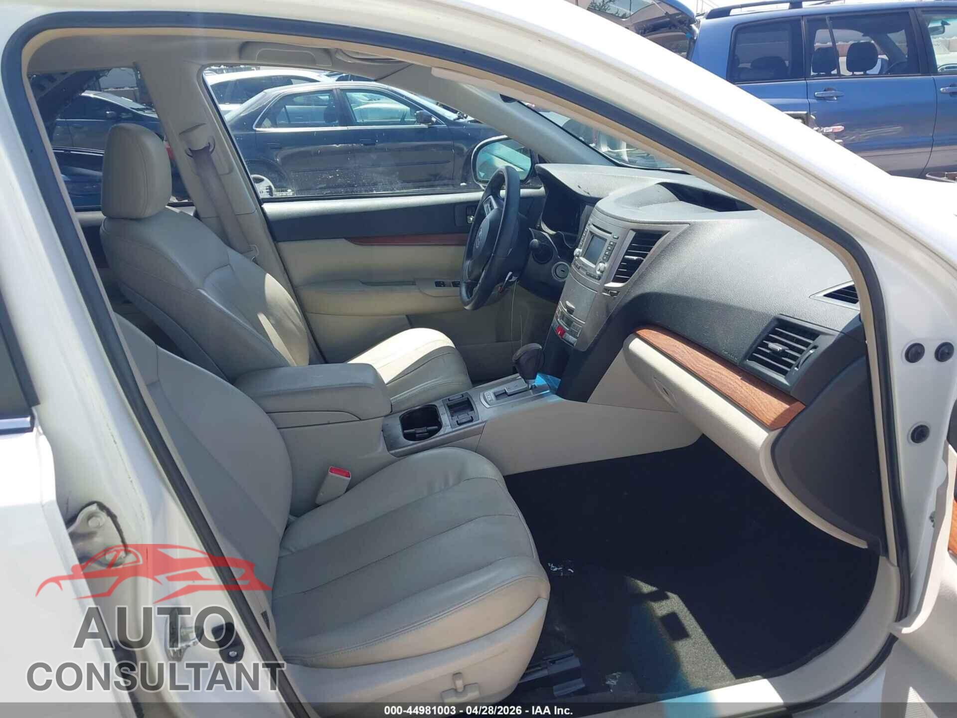 SUBARU OUTBACK 2013 - 4S4BRBKC2D3223965
