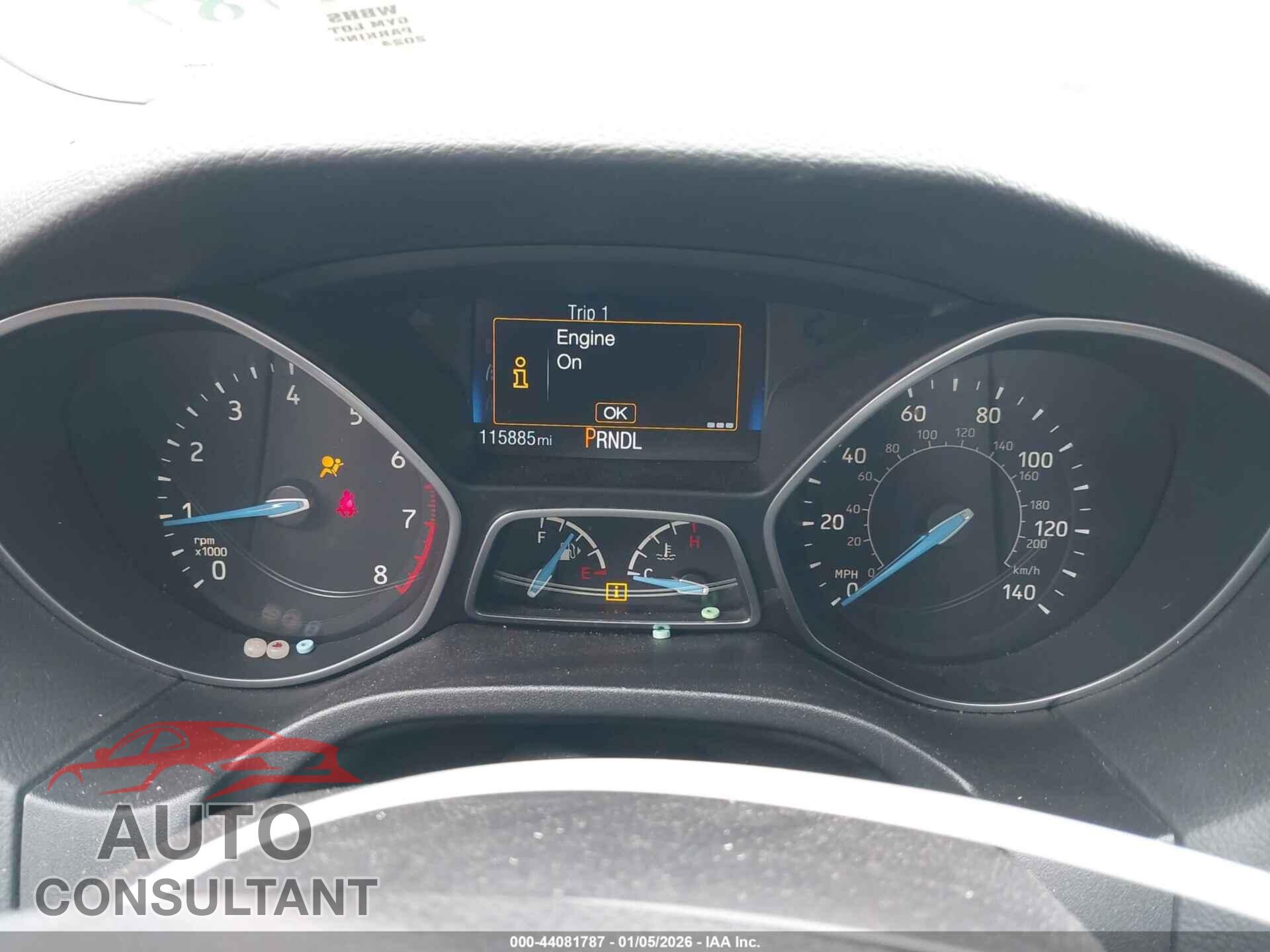 FORD FOCUS 2016 - 1FADP3E28GL380065