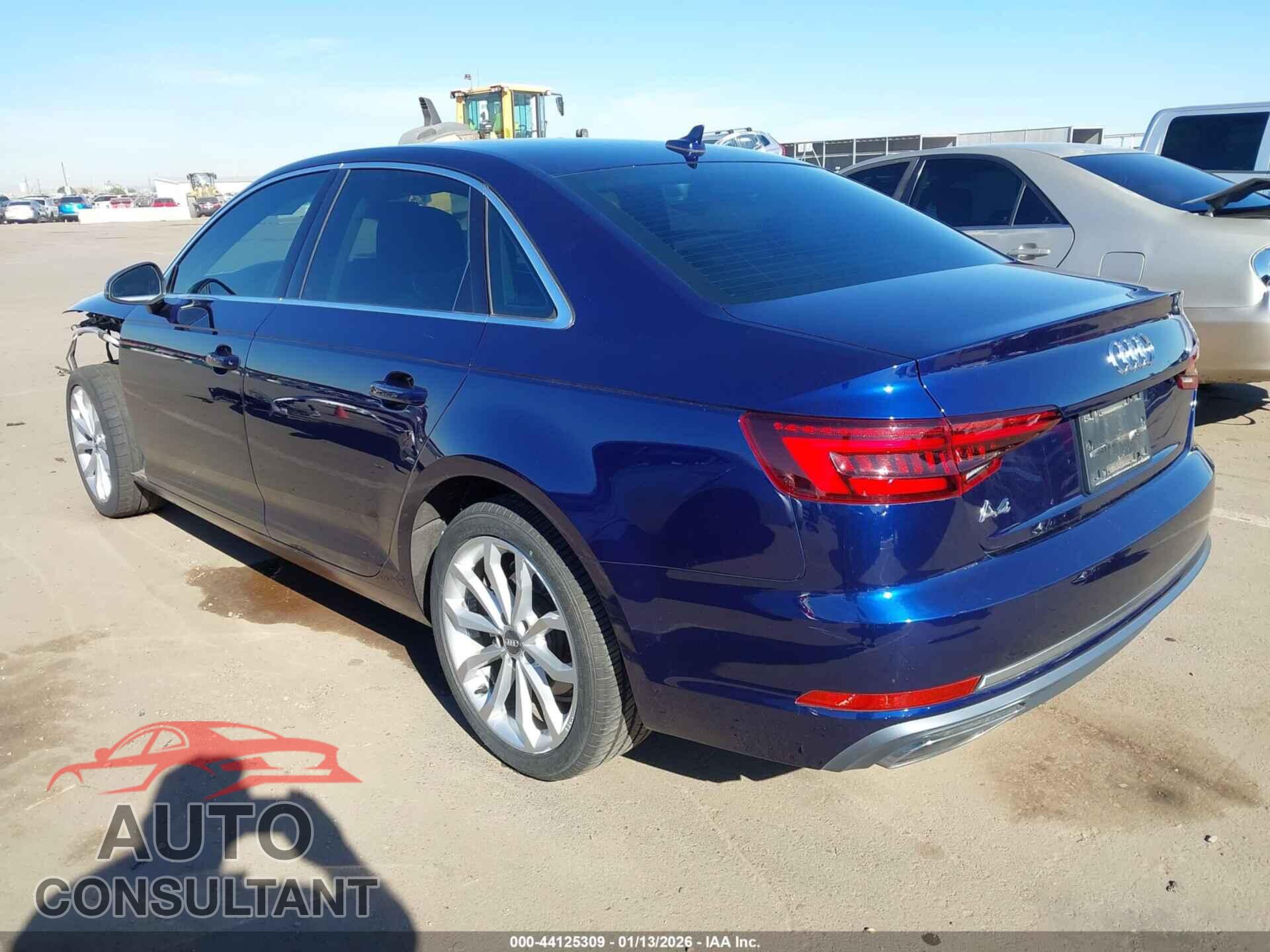 AUDI A4 2019 - WAUGMAF4XKN001078