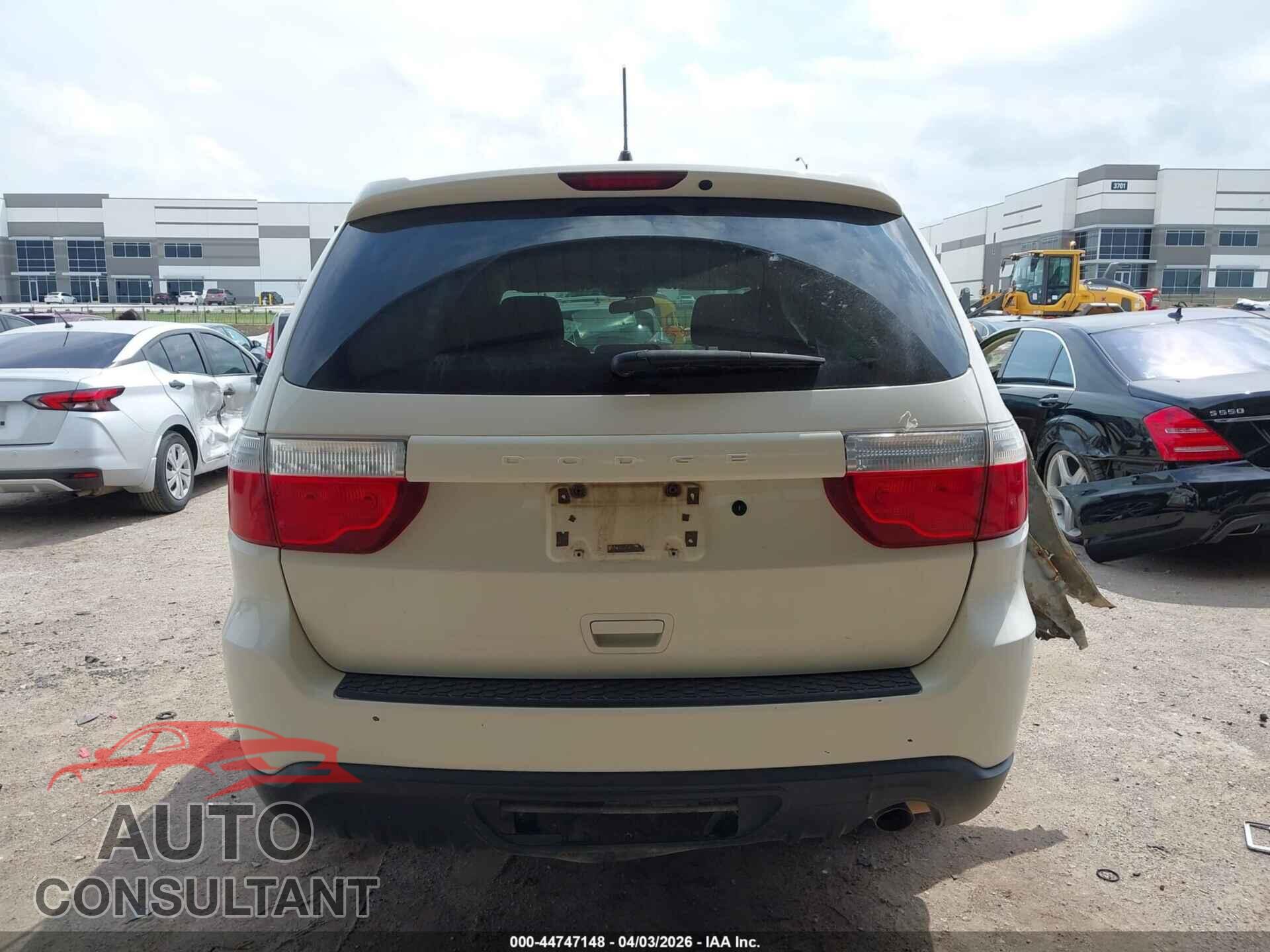 DODGE DURANGO 2012 - 1C4RDJFGXCC361387