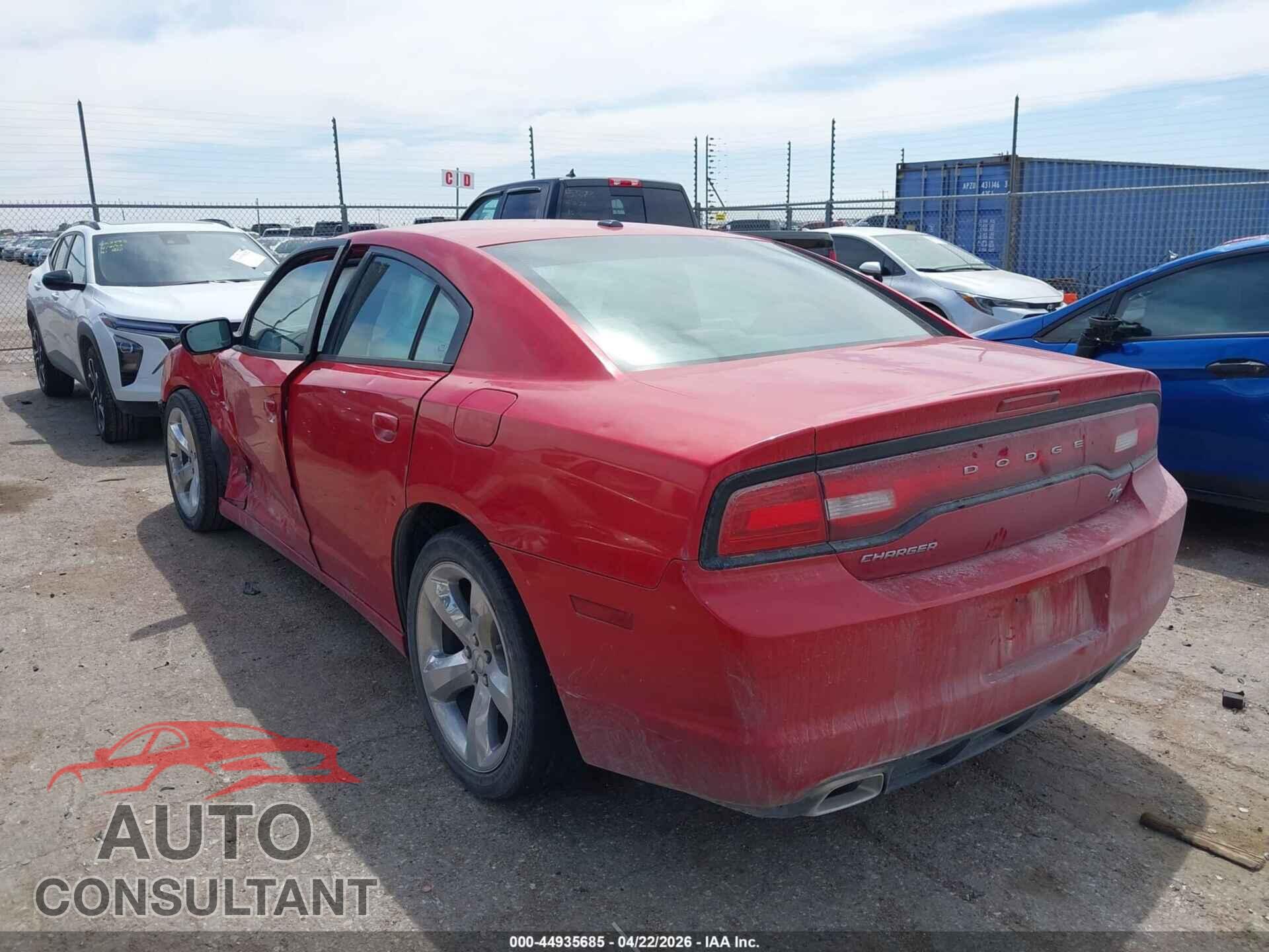DODGE CHARGER 2012 - 2C3CDXCT2CH194745