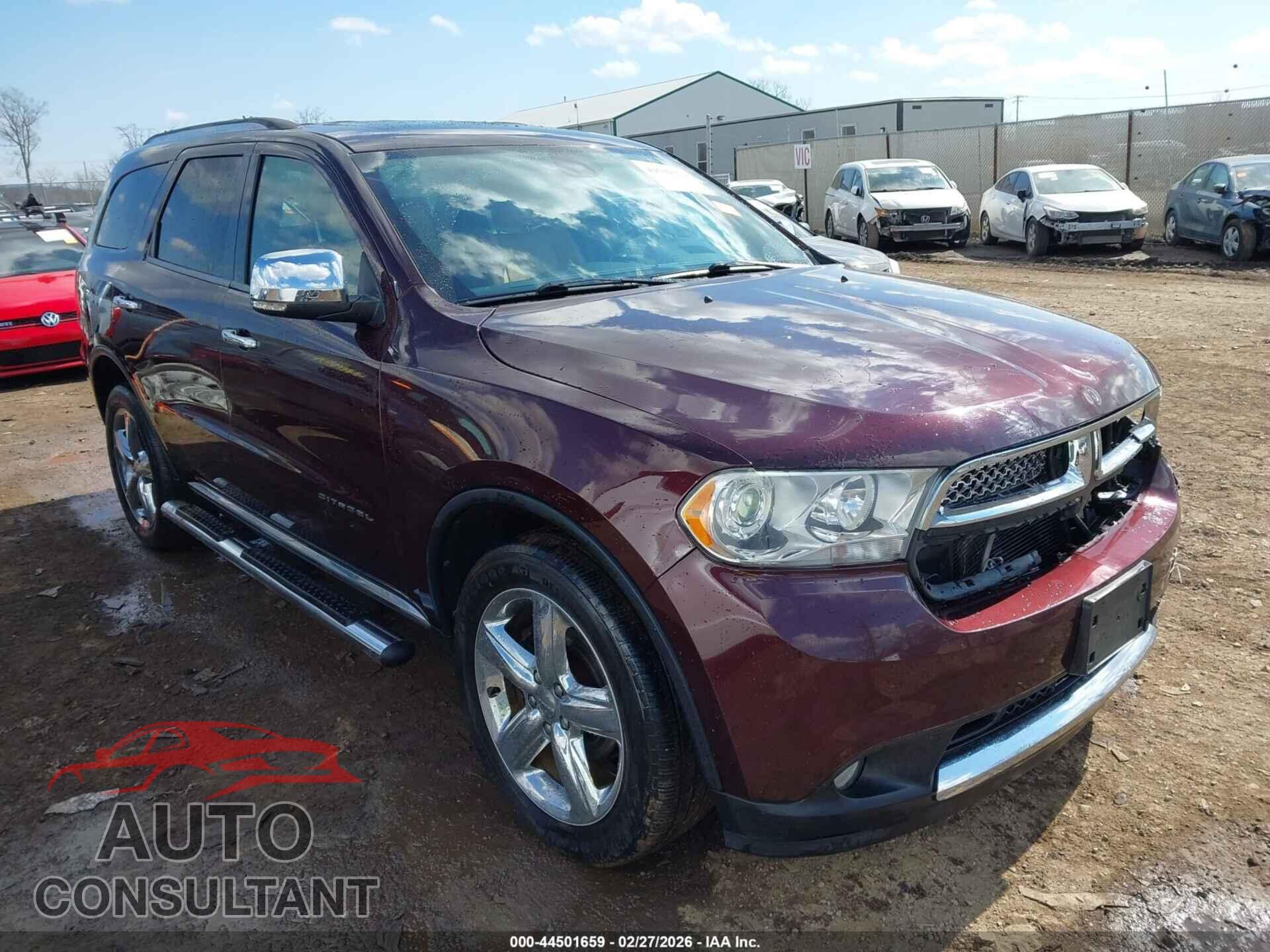 DODGE DURANGO 2012 - 1C4RDJEG2CC309222