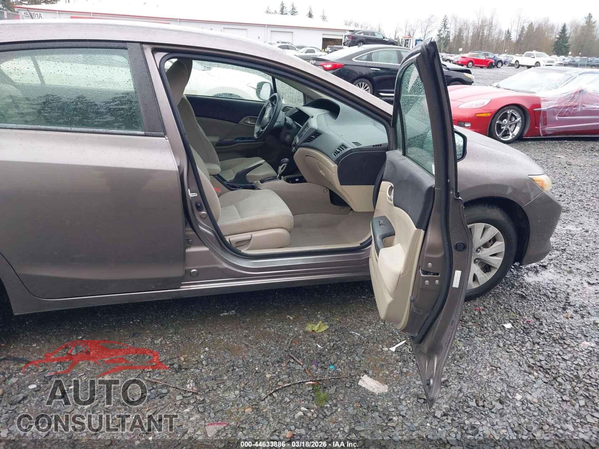 HONDA CIVIC 2012 - JHMFB2F54CS005454