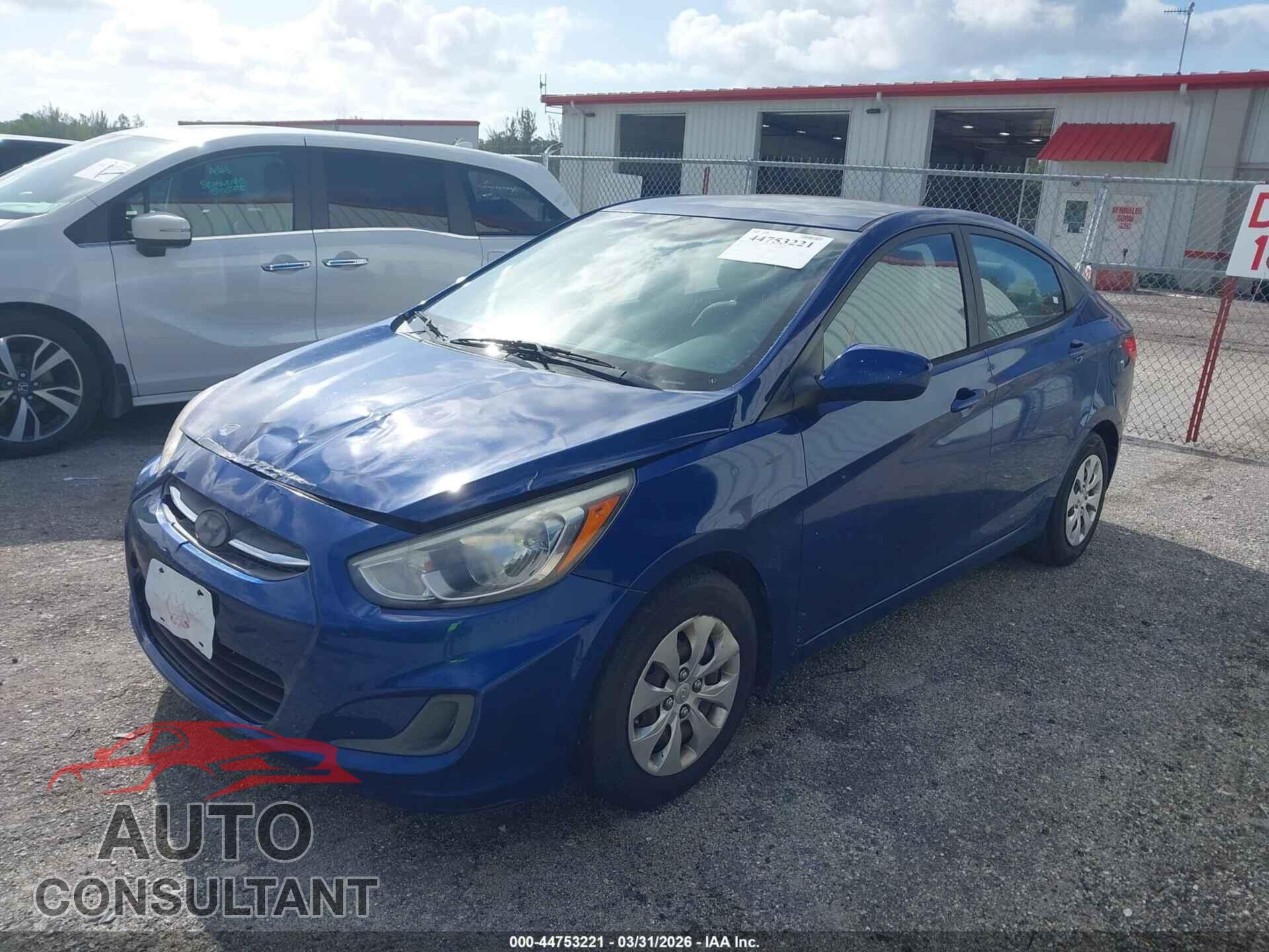 HYUNDAI ACCENT 2016 - KMHCT4AE7GU983473