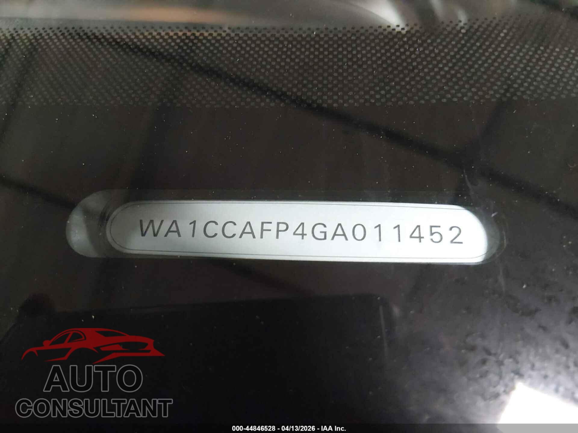 AUDI SQ5 2016 - WA1CCAFP4GA011452