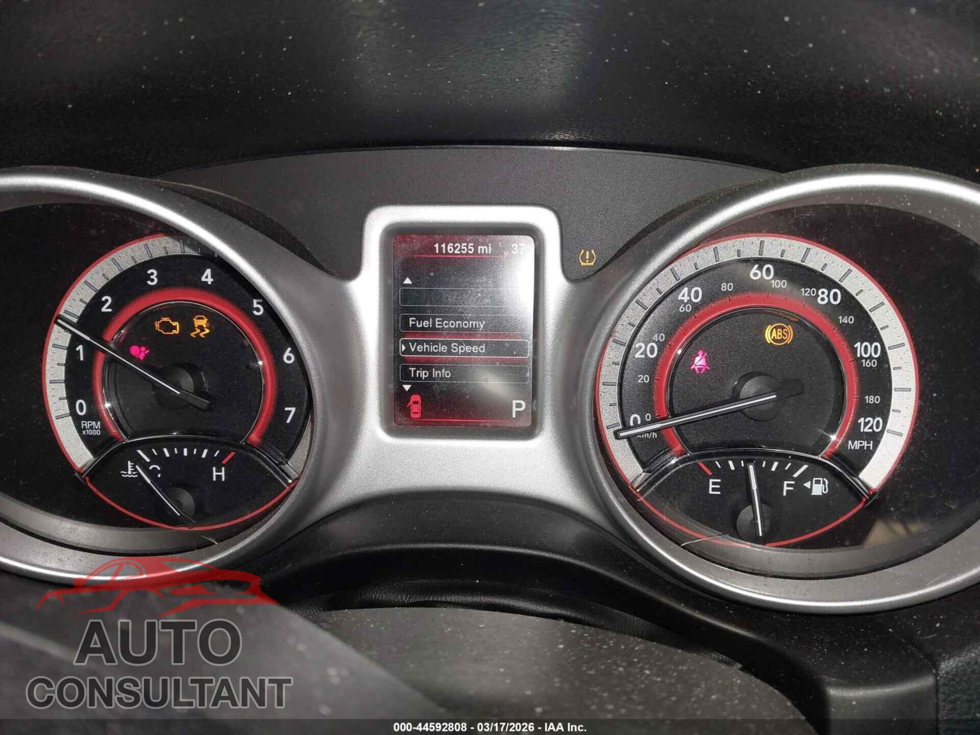 DODGE JOURNEY 2015 - 3C4PDCAB2FT593165