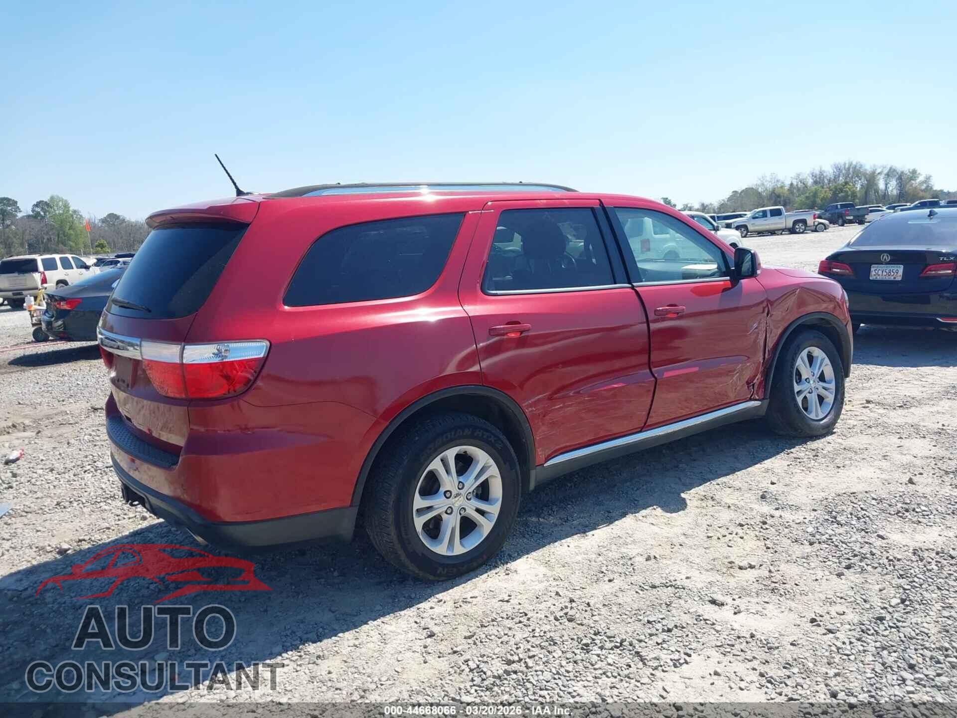 DODGE DURANGO 2011 - 1D4RE4GG6BC598666