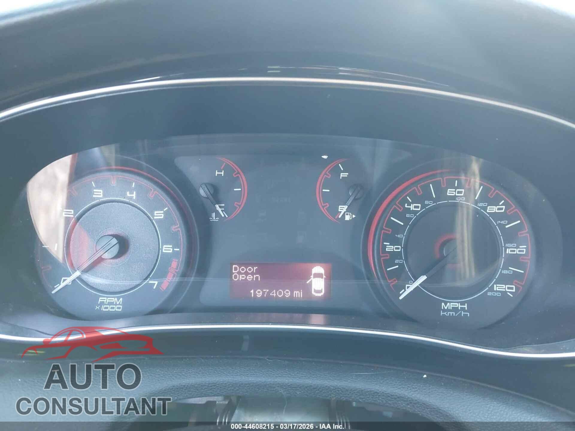 DODGE DART 2013 - 1C3CDFBA4DD107534