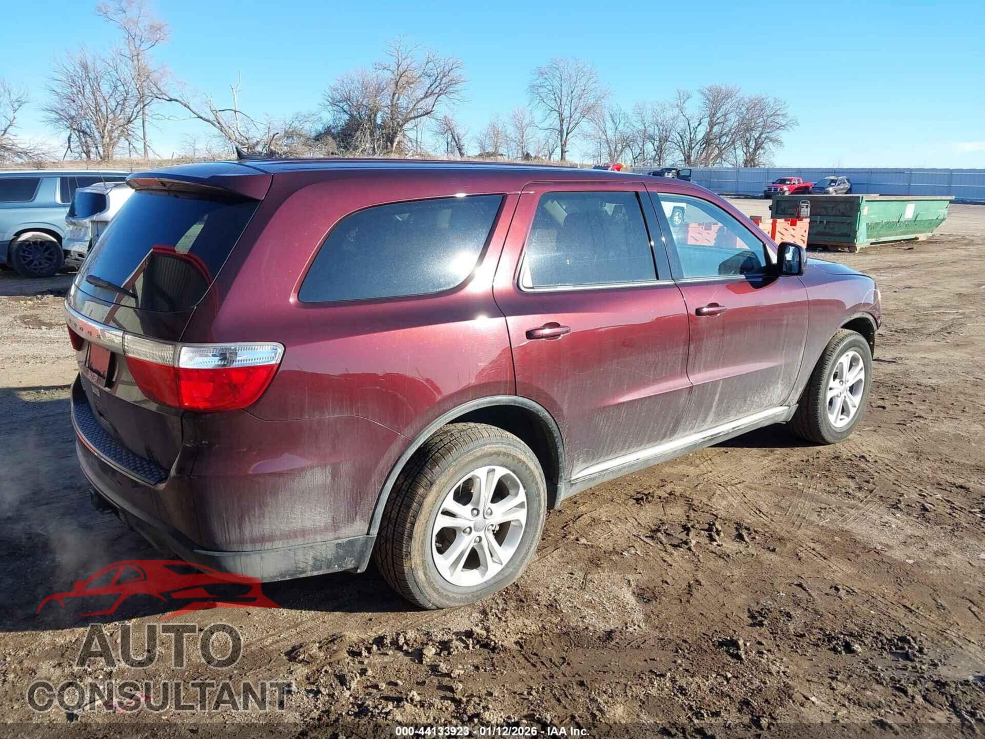 DODGE DURANGO 2012 - 1C4RDJAGXCC207124
